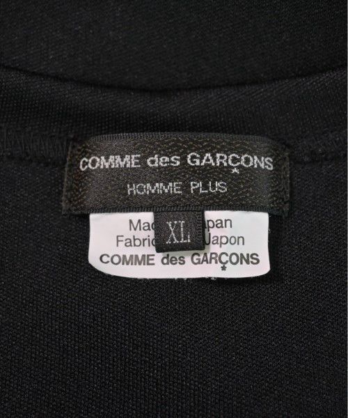 Comme des Garcons Homme Plus T-Shirts Polyester Plain Crewneck Uneven Hem Black Size US XL / EU 56 / 4 - 5 Thumbnail