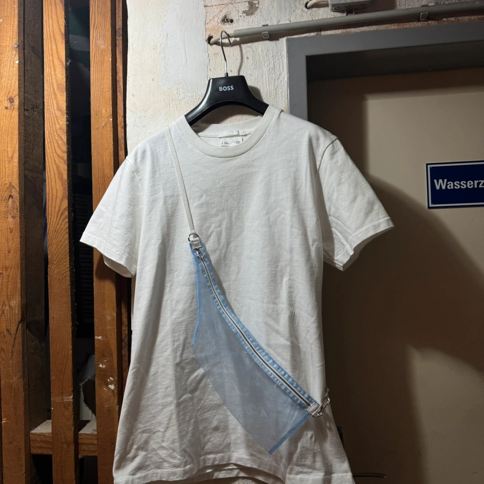 Helmut Lang Helmut lang bondage bag logo t-shirt Size US M / EU 48-50 / 2 - 1 Thumbnail