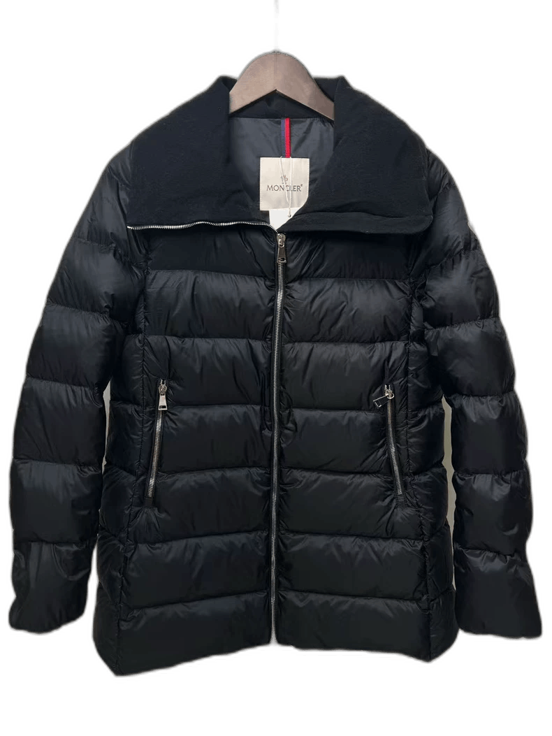 Moncler Moncler Black Velvet Collar Down Jacket Size US S / EU 44-46 / 1 - 1 Thumbnail