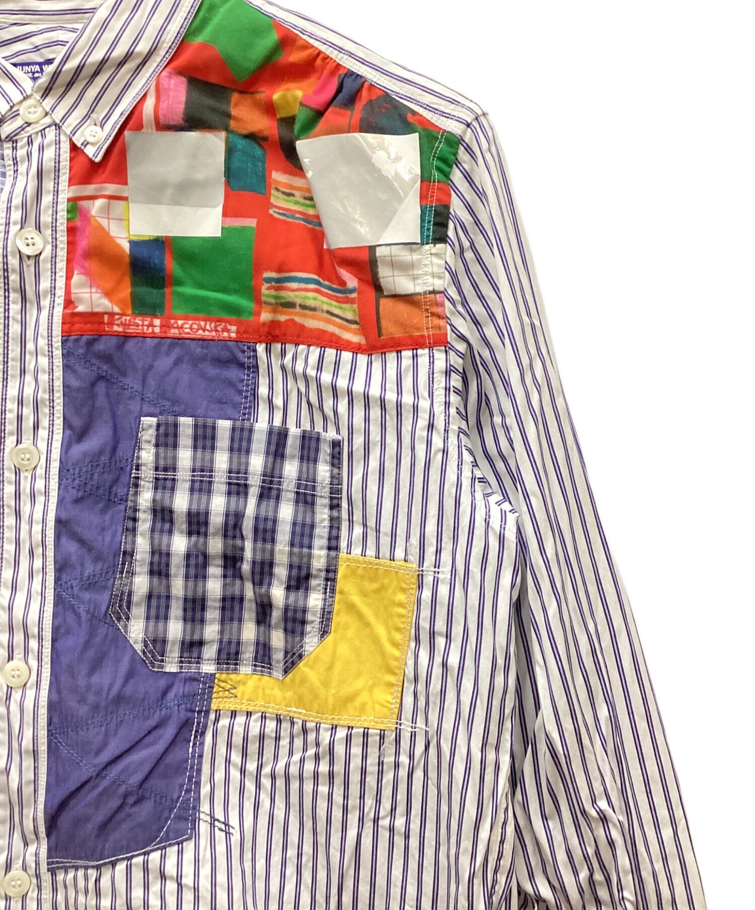 Comme des Garcons × Junya Watanabe COMME des GARCONS JUNYA WATANABE MAN Patchwork L/S Shirt M Size US M / EU 48-50 / 2 - 4 Thumbnail
