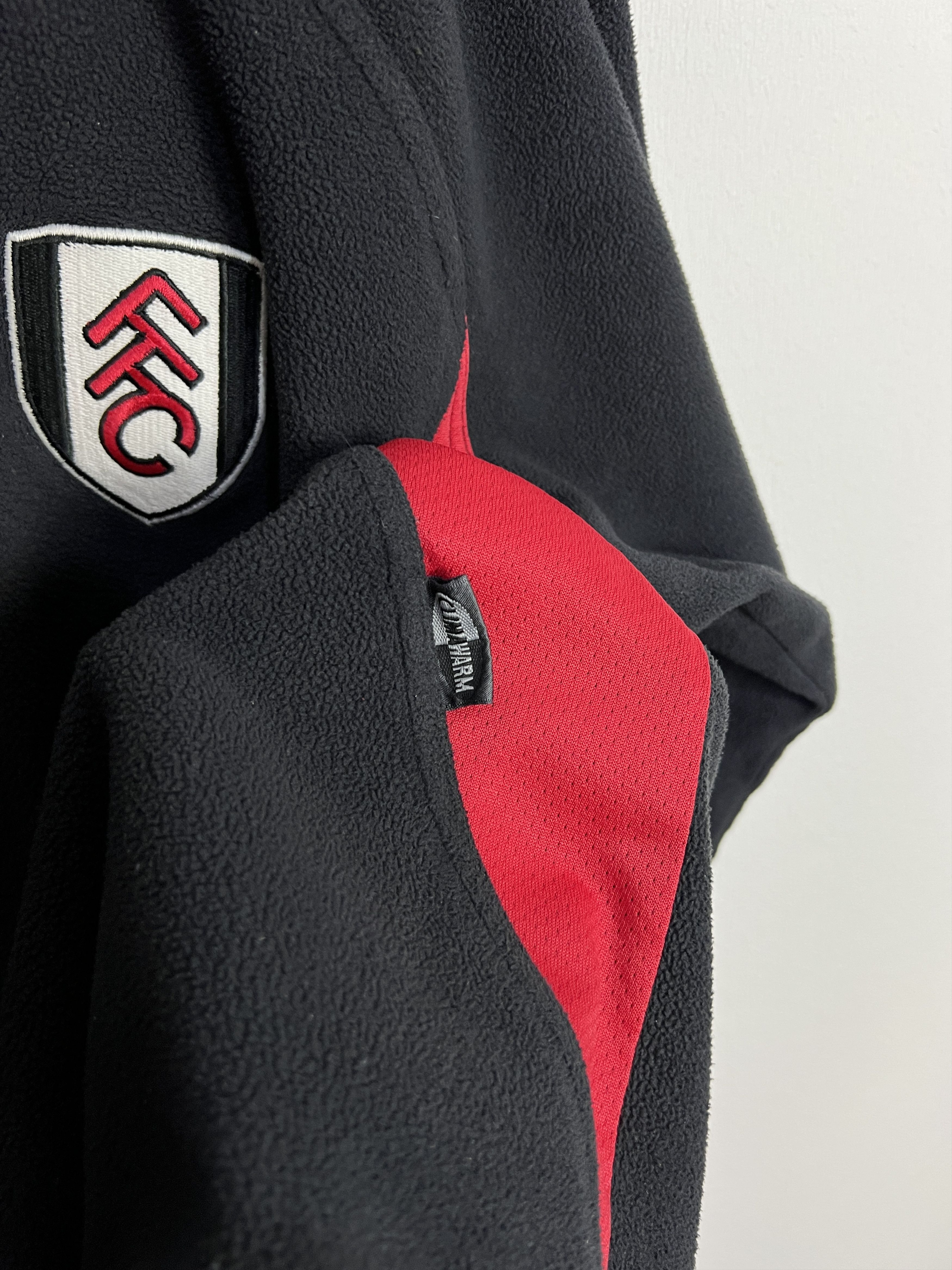 Adidas Fulham Football Player Issue Fleece Sweatshirt Jacket Size US XL / EU 56 / 4 - 5 Thumbnail