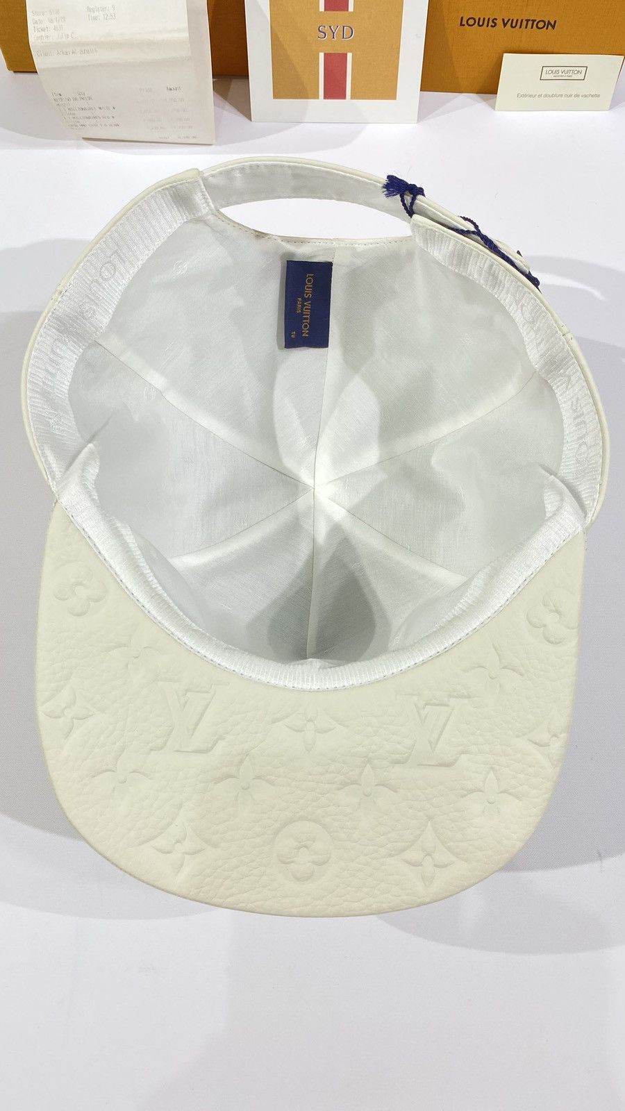 Louis Vuitton Louis Vuitton Virgil Monogram Taurillon Leather Baseball Cap Size ONE SIZE - 5 Thumbnail