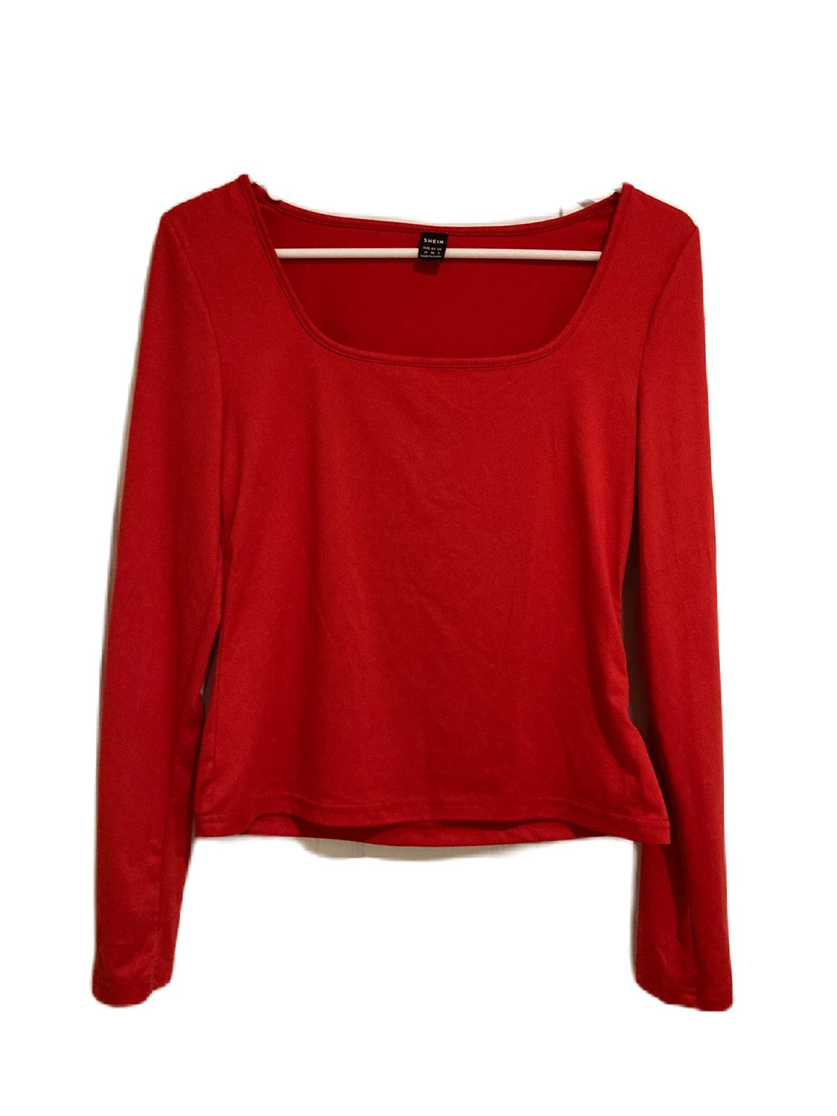 Shein SHEIN Women’s Red Crop top blouse size medium Size M / US 6-8 / IT 42-44 - 1 Thumbnail
