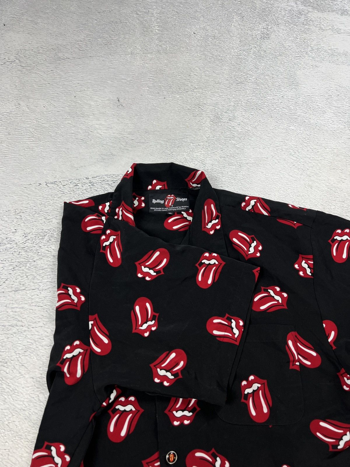 Band Tees Vintage 2003 Licensed The Rolling Stones Monogram Shirt XL Size US XL / EU 56 / 4 - 3 Thumbnail