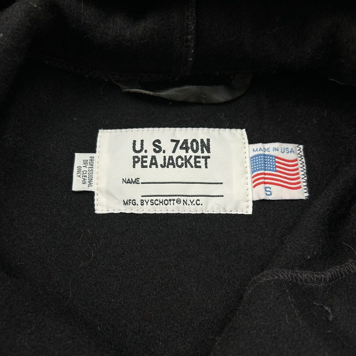 Schott Schott NYC US 740N Pea Jacket Size US S / EU 44-46 / 1 - 8 Thumbnail