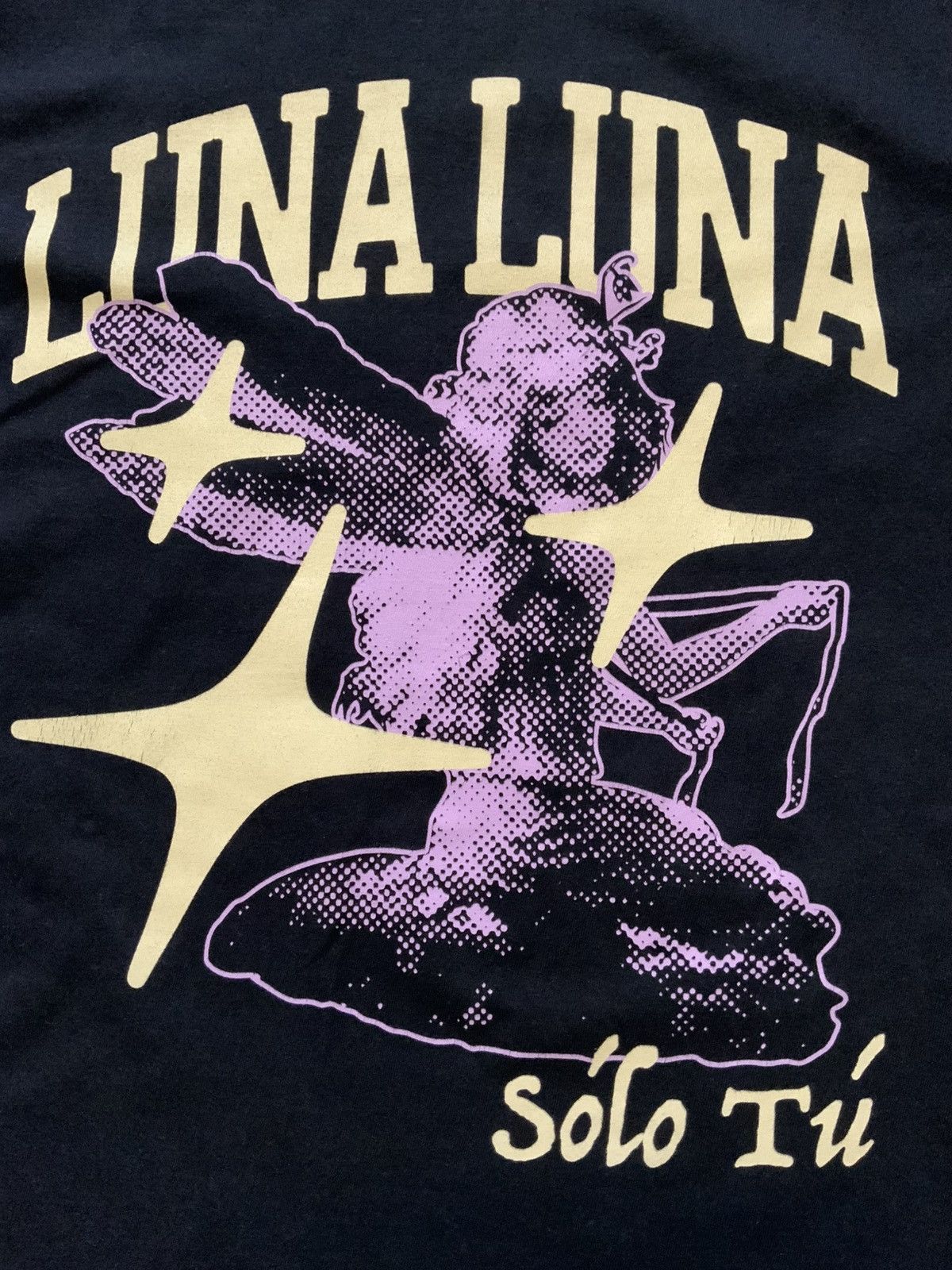 Band Tees × Comfort Colors Luna Luna Solo Tu Mushrooms Rock Band Merch S/S Crew T-Shirt Size US M / EU 48-50 / 2 - 4 Thumbnail