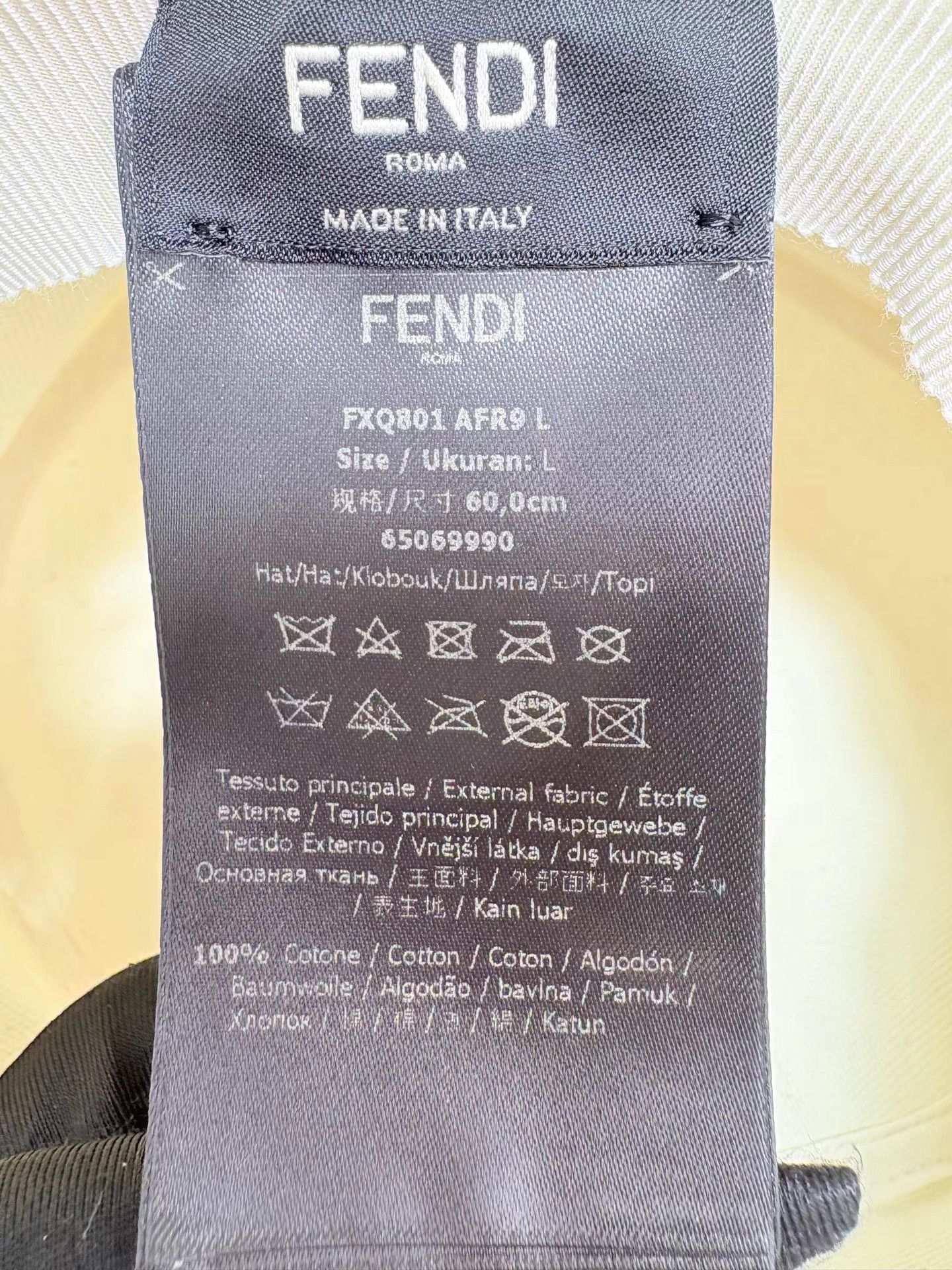 Fendi FENDI Logo Bucket Hat Size ONE SIZE - 4 Thumbnail