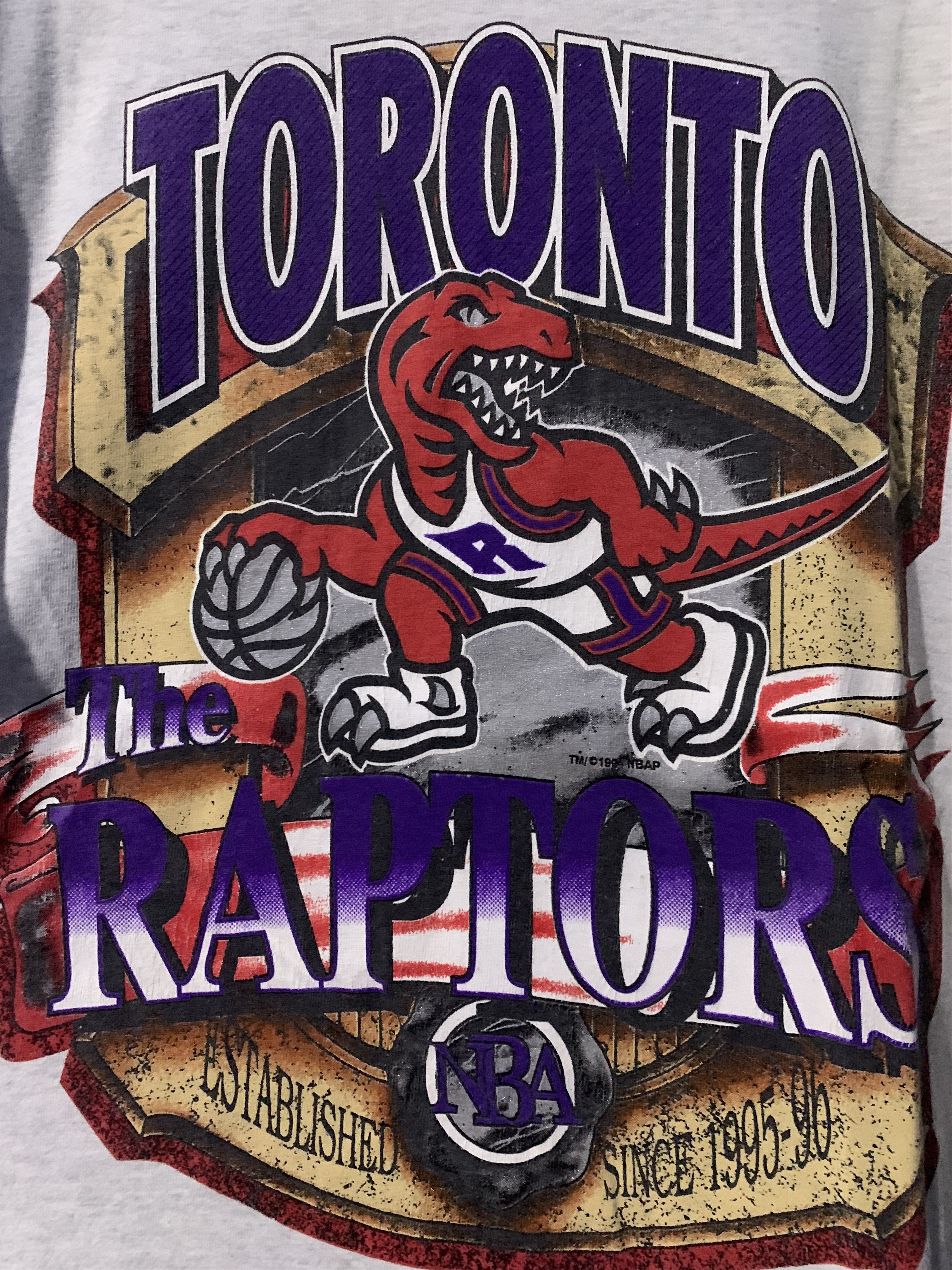 Fruit Of The Loom NBA Toronto Raptors 1994 Fruit Of The Loom Size US XL / EU 56 / 4 - 2 Thumbnail