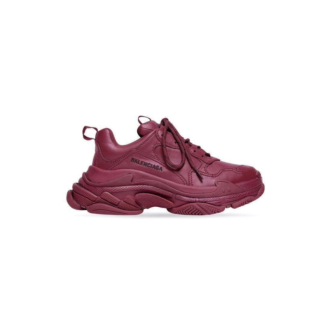 o1la1rc1a1123 Triple S Sneakers in Burgundy