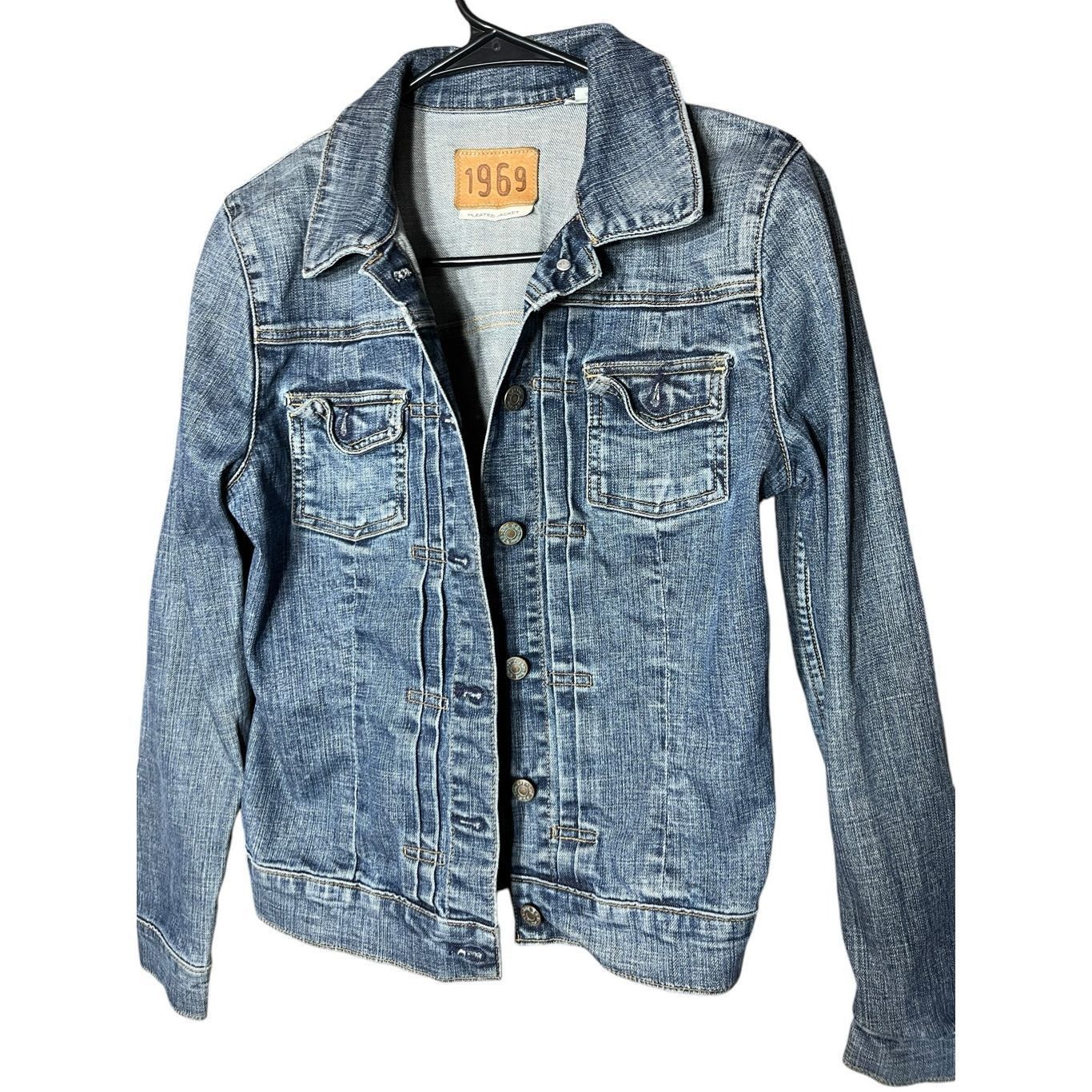 Gap Vintage GAP 1969 Jean Jacket Blue Denim Heritage Trucker Poc Size S / US 4 / IT 40 - 2 Thumbnail