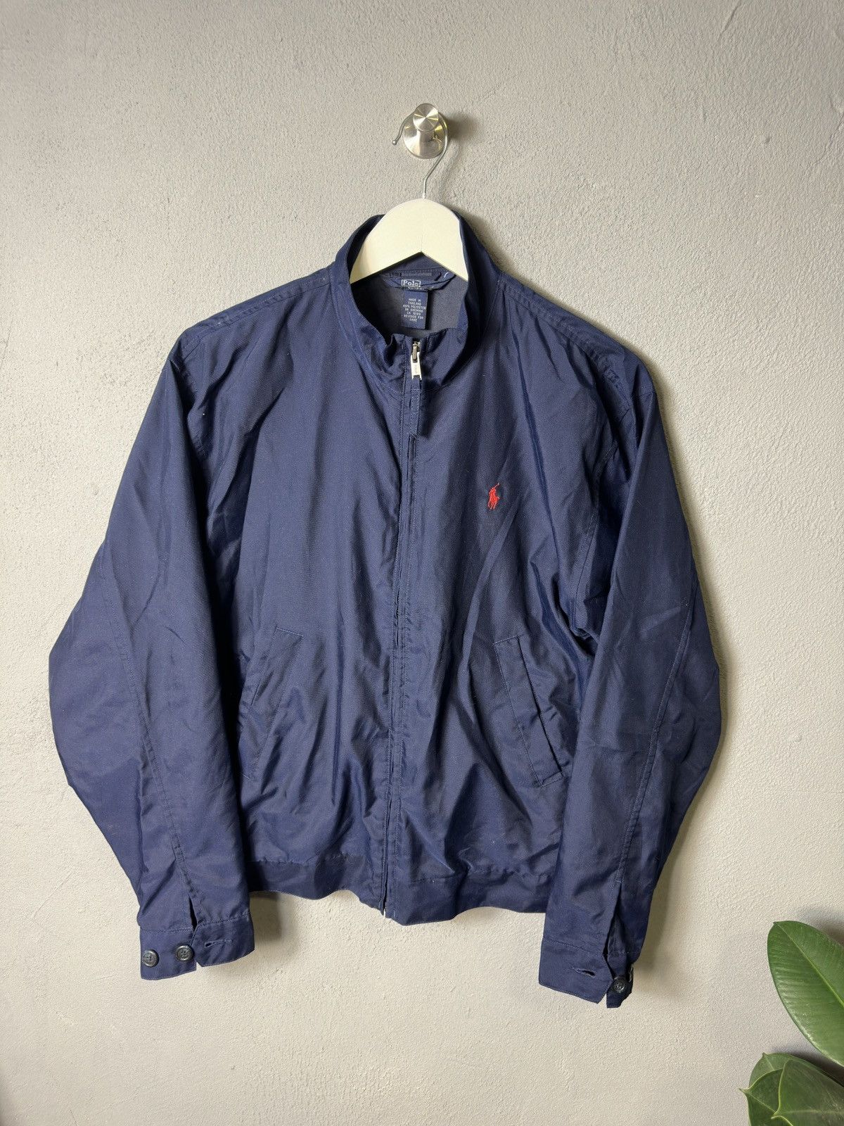 Polo Ralph Lauren × Ralph Lauren × Vintage Polo Ralph Lauren navy vintage jacket checkered lining y2k Size US S / EU 44-46 / 1 - 1 Thumbnail