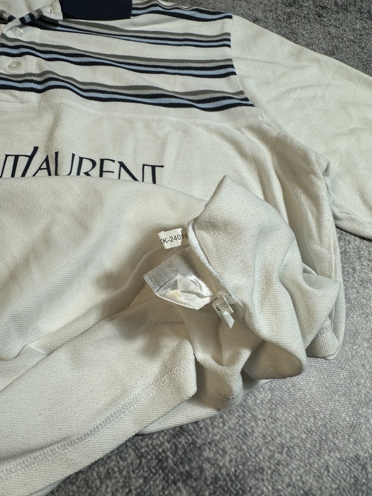 Yves Saint Laurent Yves Saint Laurent Polo Size US L / EU 52-54 / 3 - 4 Thumbnail