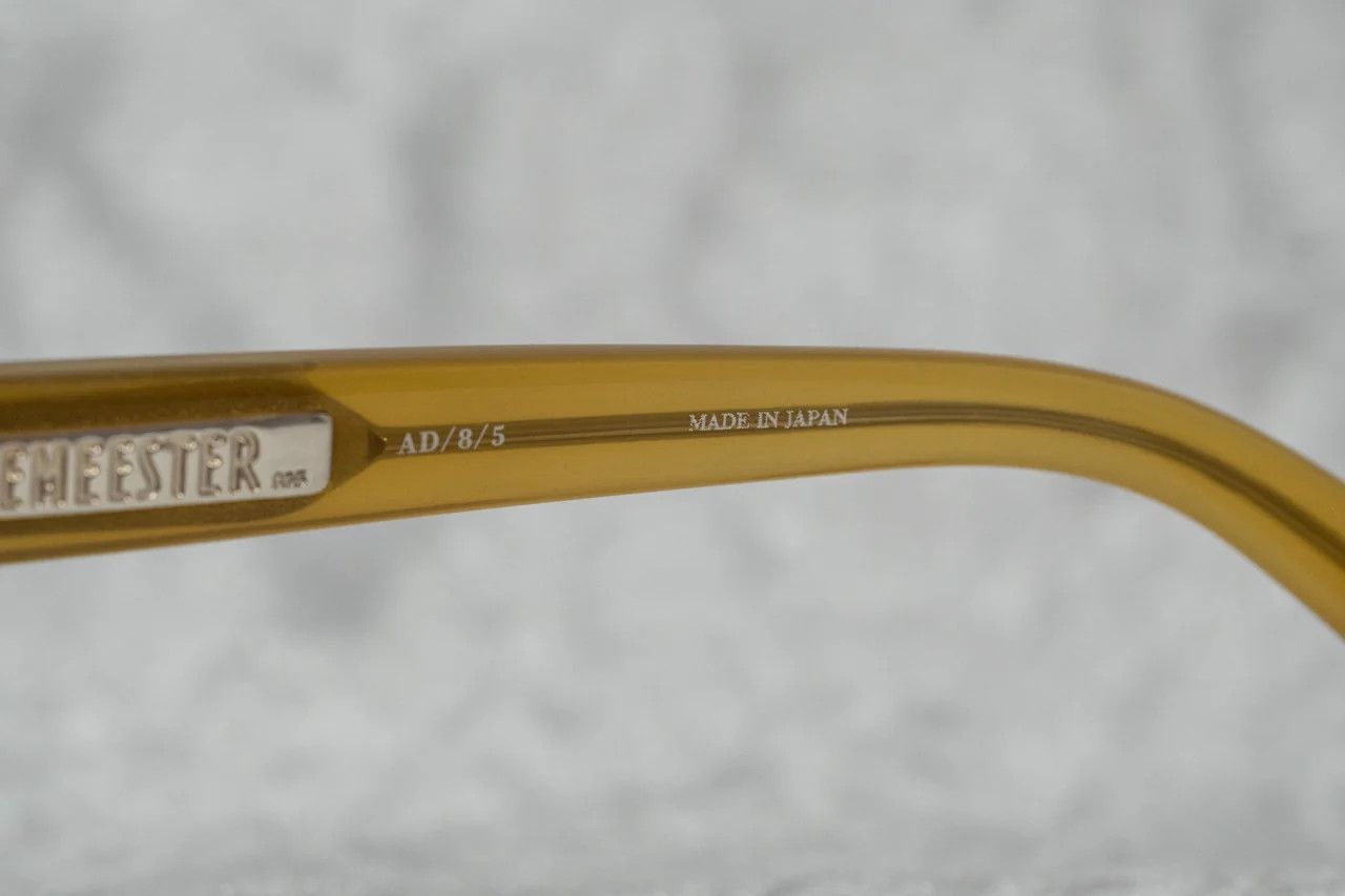 Ann Demeulemeester Ann Demeulemeester Sunglasses Oval Honey and Green Size ONE SIZE - 7 Thumbnail