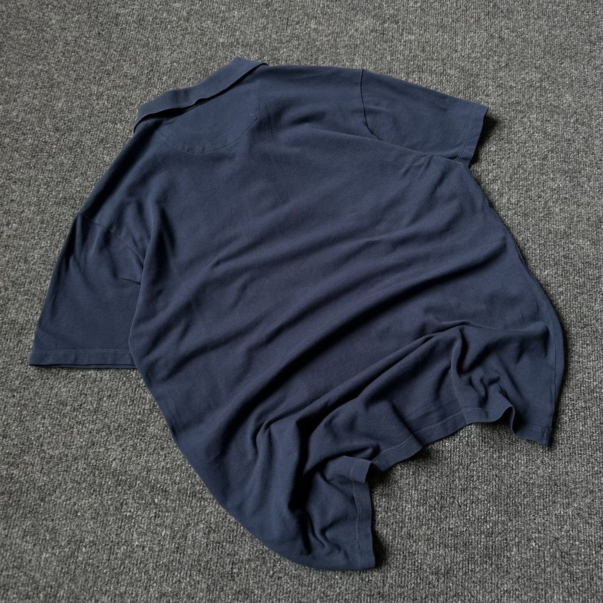 Trussardi Luxury Trussardi Polo Size M Dark Blue Y2K 00s Old Money It Size US M / EU 48-50 / 2 - 3 Thumbnail