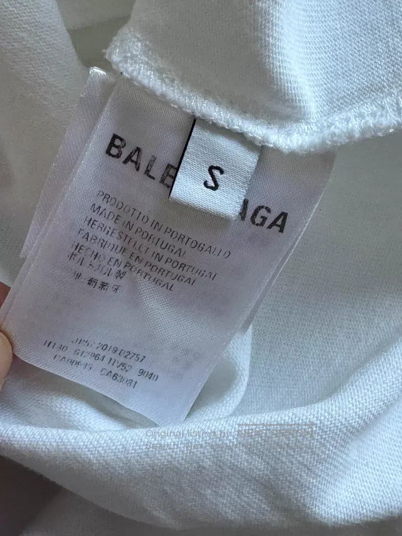 Balenciaga Balenciaga White Short-Sleeve T-Shirt Size US S / EU 44-46 / 1 - 5 Thumbnail