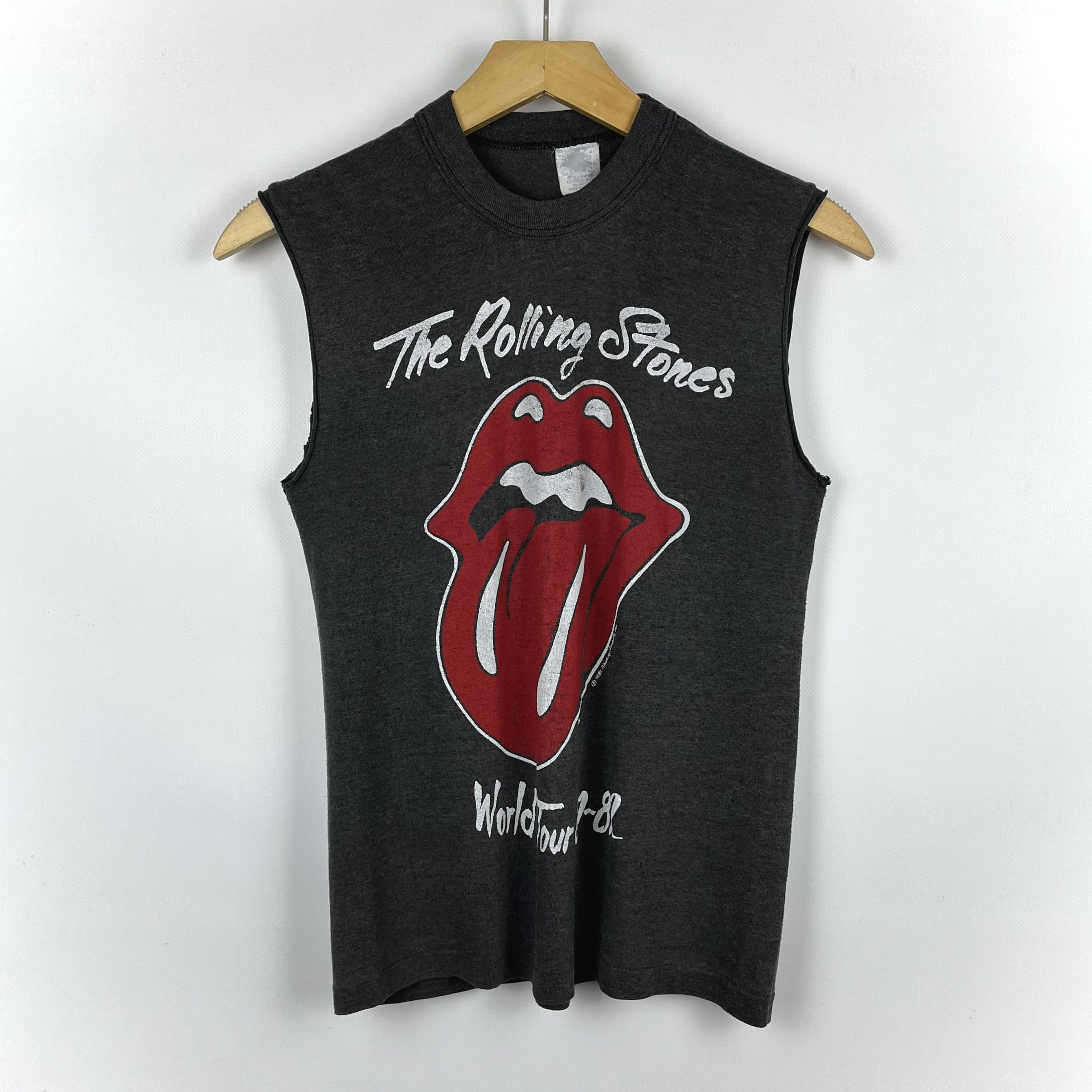 Band Tees Vintage The Rolling Stones Rock Band Tour T Shirt 1981/1982 Size US S / EU 44-46 / 1 - 1 Thumbnail