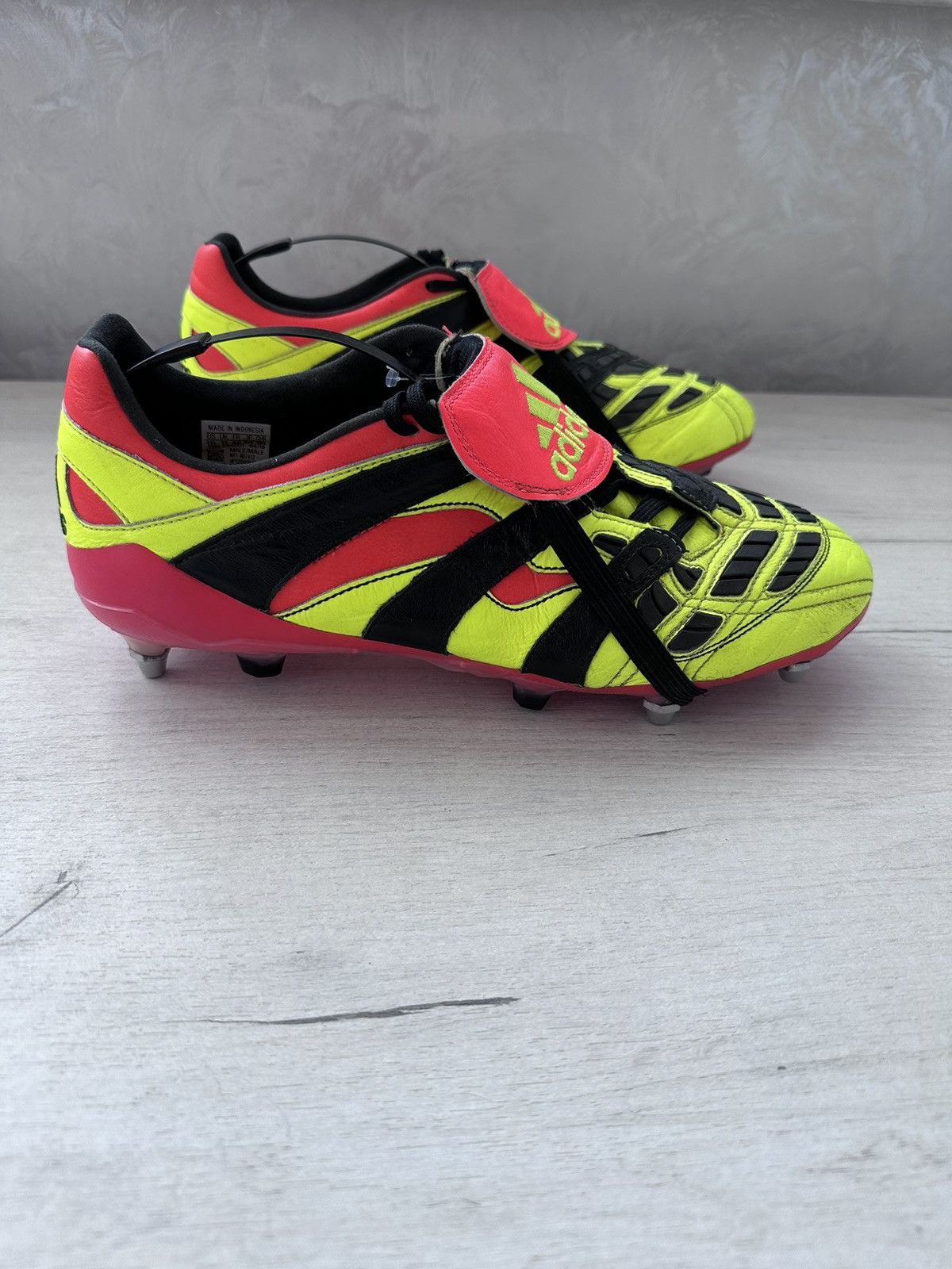 Adidas Adidas Predator Accelerator Lime Neon Football Cleats Boots Size US 11.5 / EU 44-45 - 9 Thumbnail