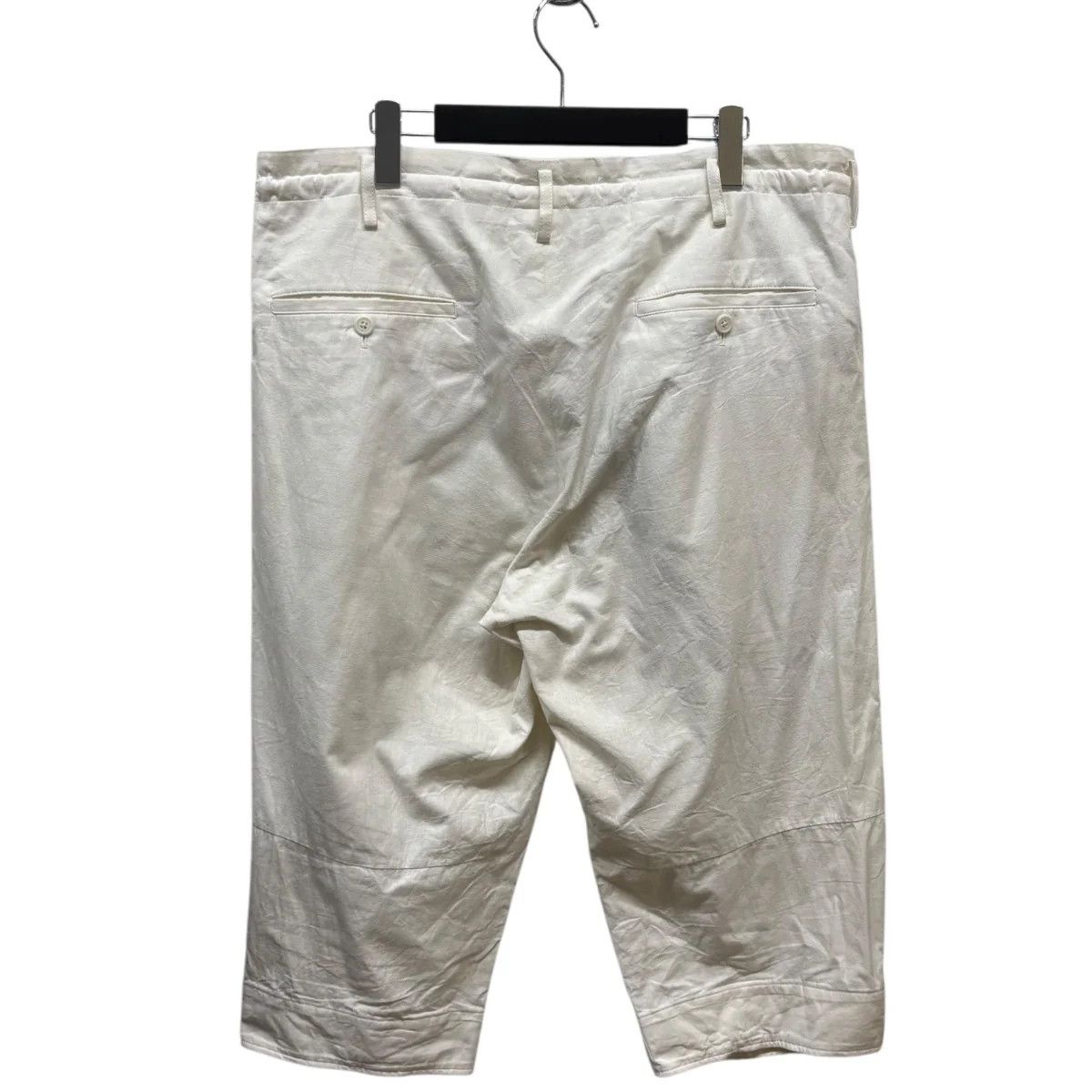 Yohji Yamamoto Yohji Yamamoto pour homme 25SSC CAMBAS WHITE PRINTED PANTS Size US 37 - 2 Thumbnail