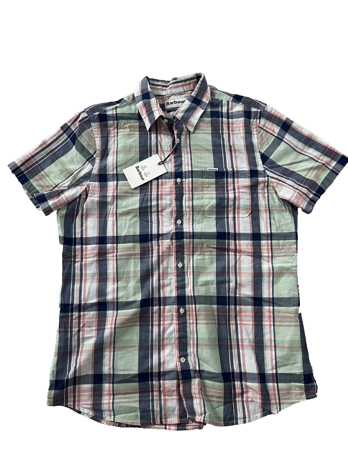 Barbour Barbour Nickwell Tailored Button Shirt Check Sky ( M ) Size US M / EU 48-50 / 2 - 3 Thumbnail