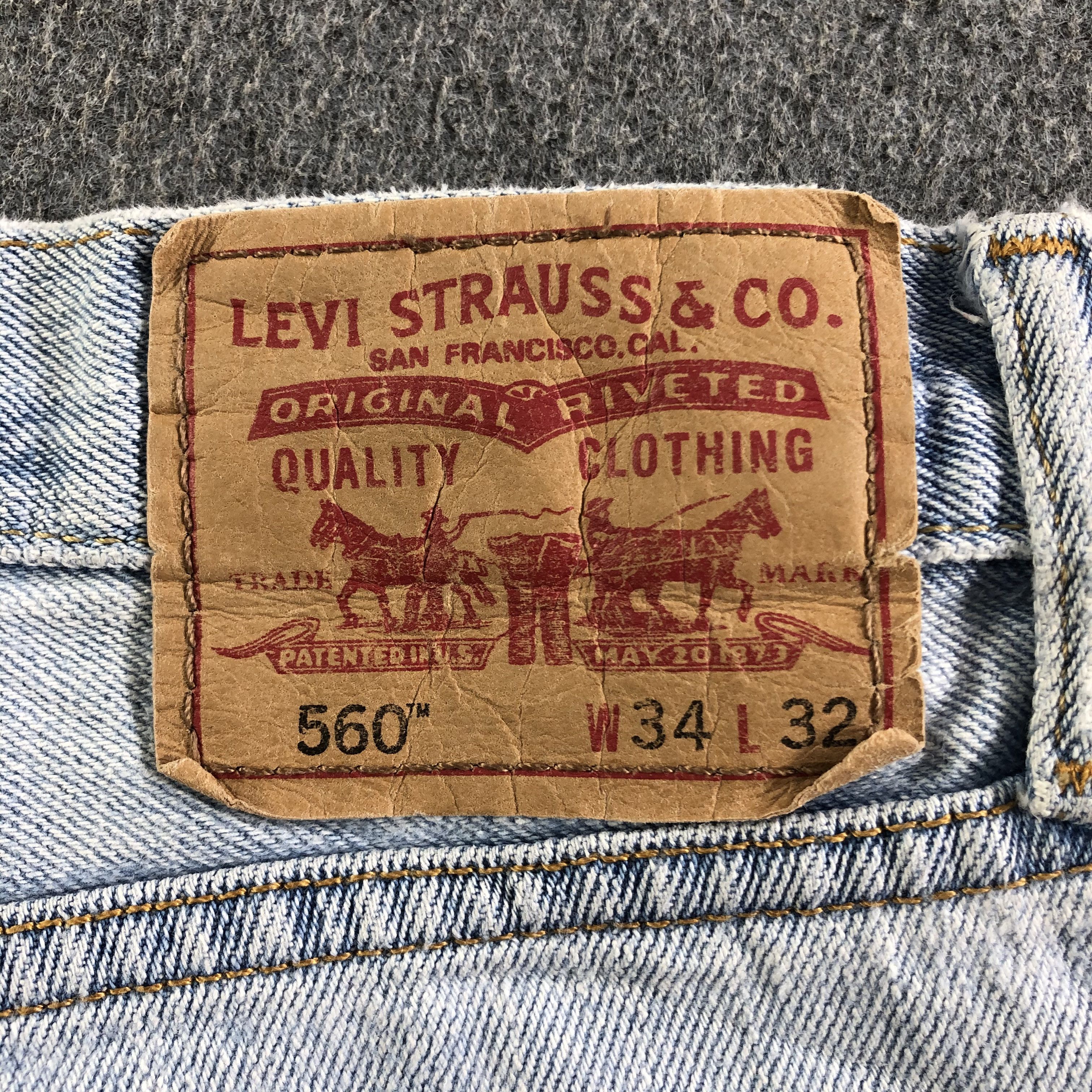 Levi's Vintage Light Wash Levis 560 Jeans-J3710 Size US 36 / EU 52 - 5 Thumbnail