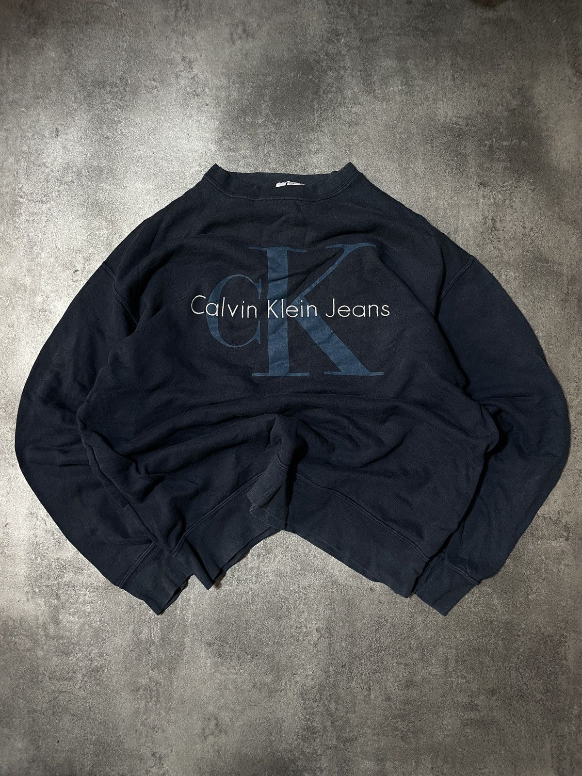 Calvin Klein 🔥RARE🔥Calvin Klein Jeans Sweatshirt Vintage Y2K Crewneck Size US L / EU 52-54 / 3 - 1 Thumbnail