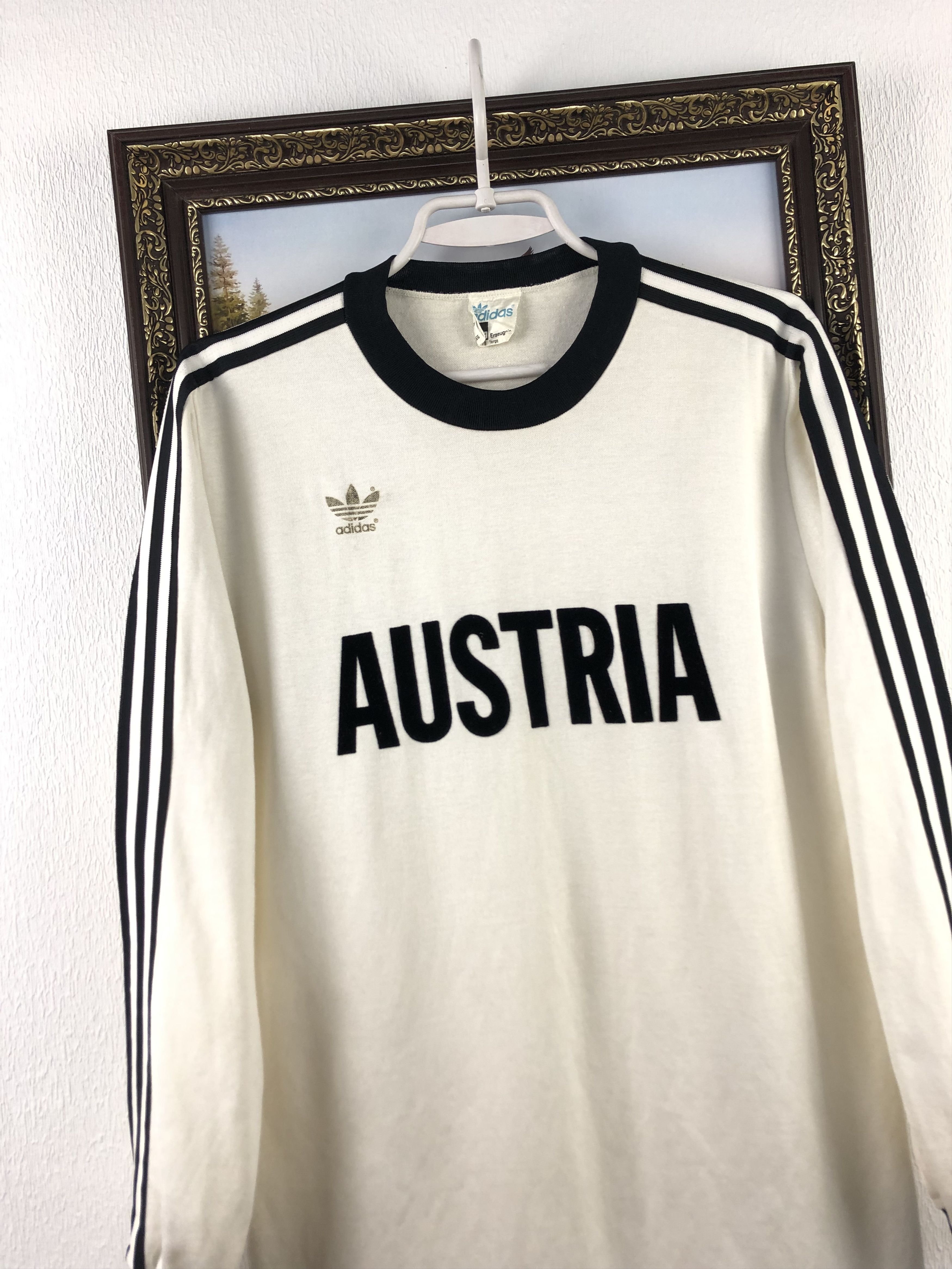Adidas Vintage West Germany Austria Football Shirt Soccer Jersey Size US L / EU 52-54 / 3 - 3 Thumbnail
