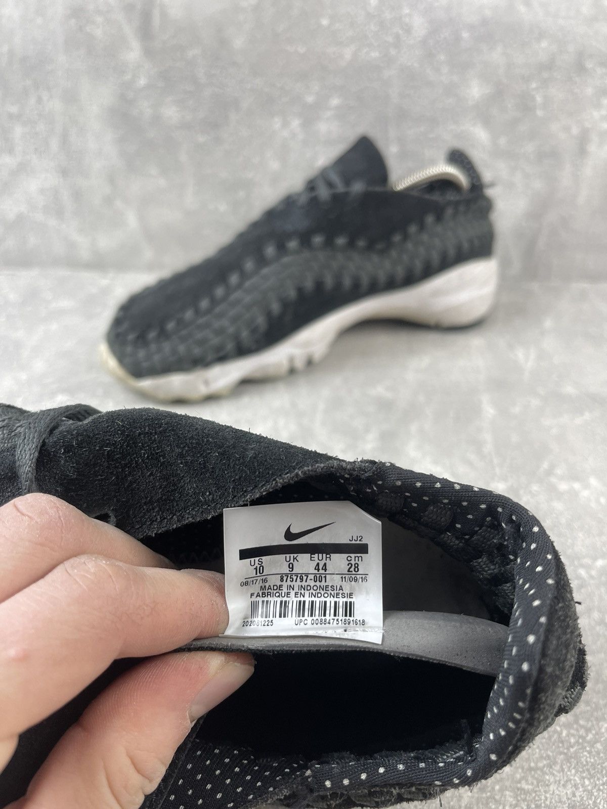 If Six Was Nine × Nike Nike AIR Footscape Black Suede Sneakers Size US 10 / EU 43 - 8 Thumbnail
