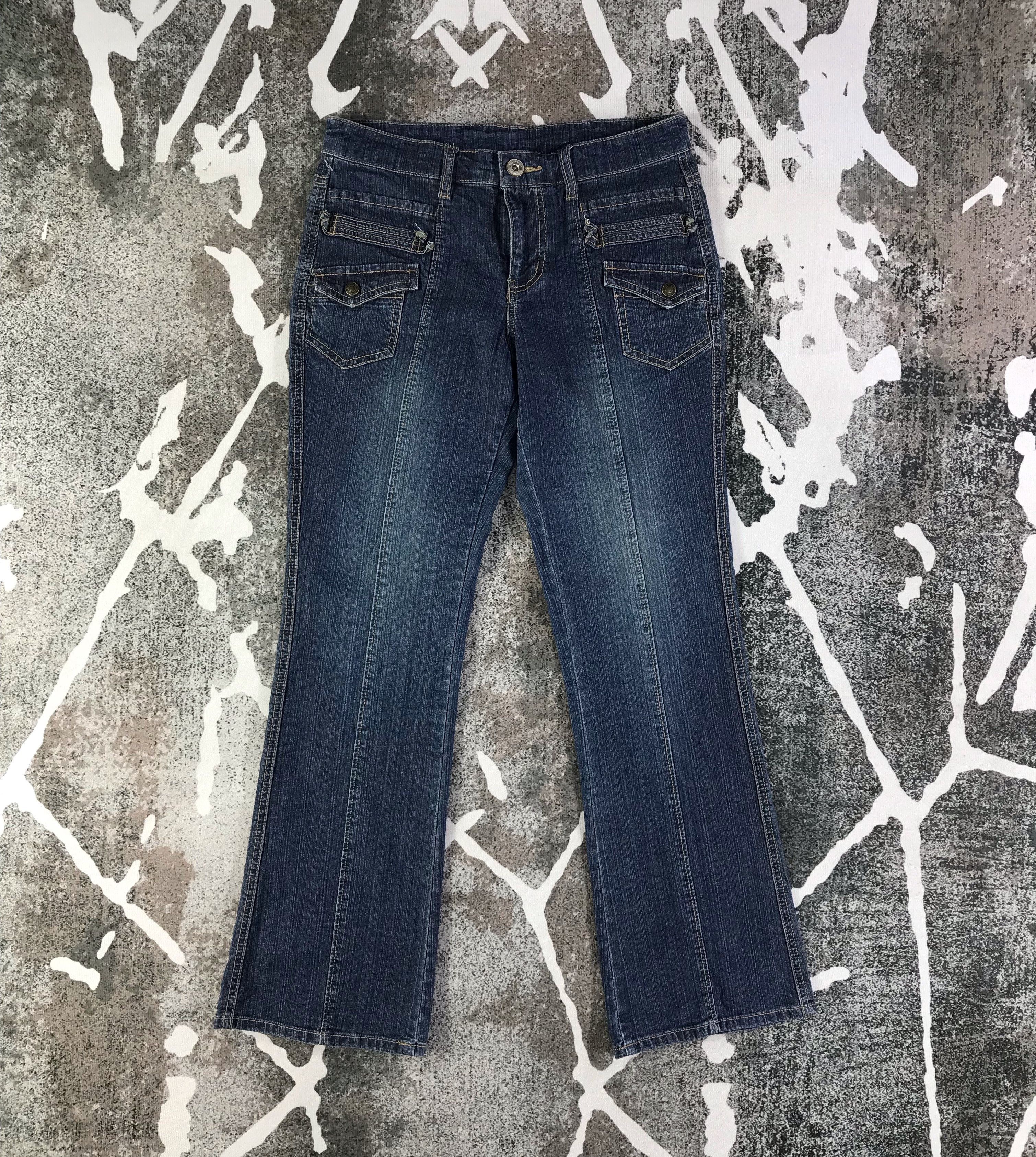Japanese Brand Japanese Brand Advantage Jeans Blue Flare Denim KJ1813 Size 30" / US 8 / IT 44 - 1 Thumbnail