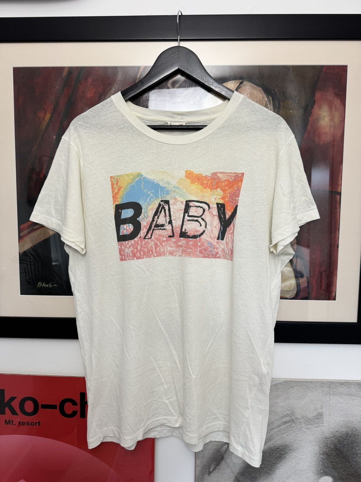 Saint Laurent Paris Saint Laurent Paris Baby Print Tee Hedi Slimane SLP Designer Size US M / EU 48-50 / 2 - 1 Thumbnail