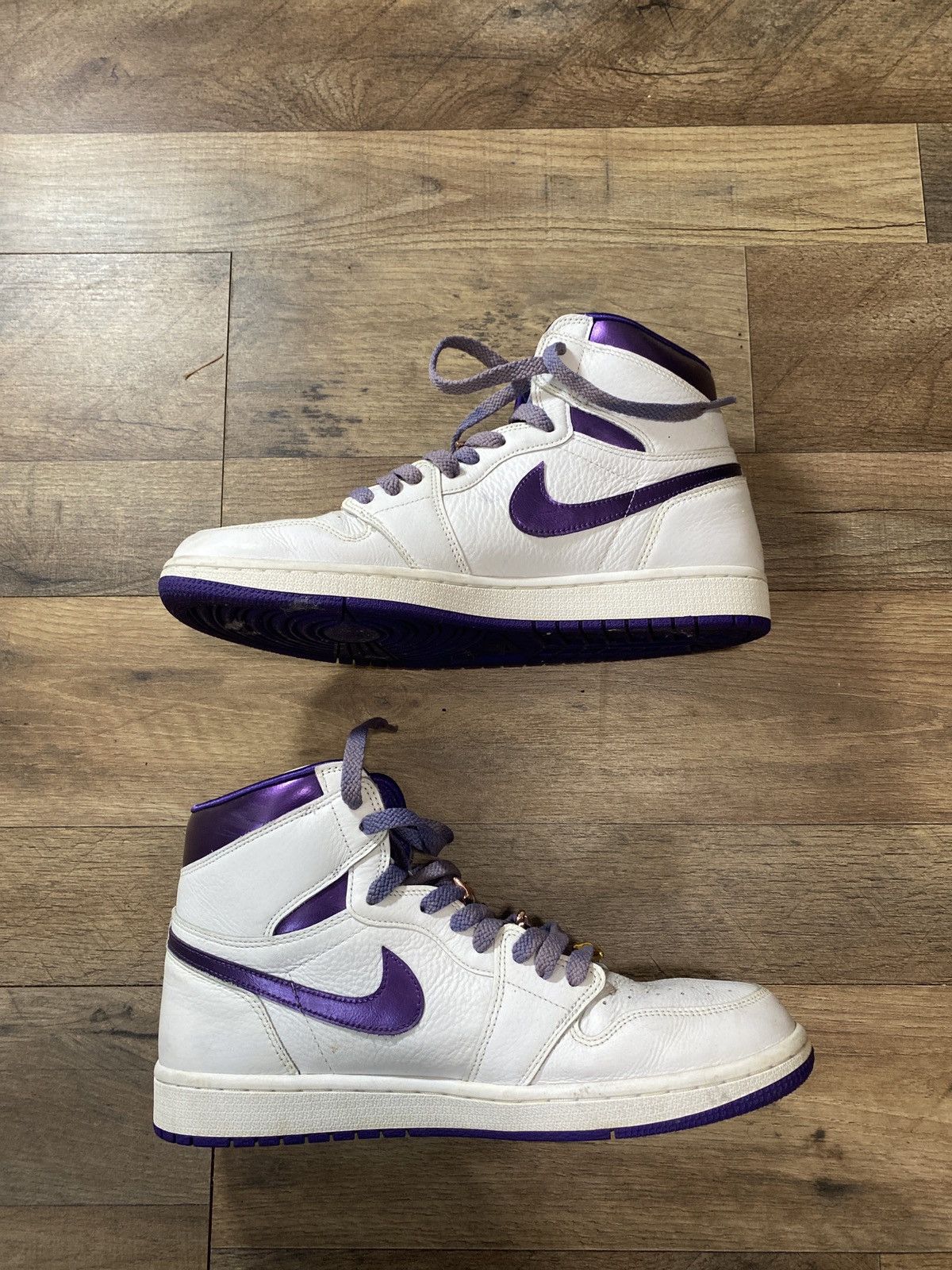 Jordan Brand Jordan 1 “Court Purple” Wmns Custom 85 ft. Foxtrott Laces Size US 10 / EU 43 - 2 Thumbnail