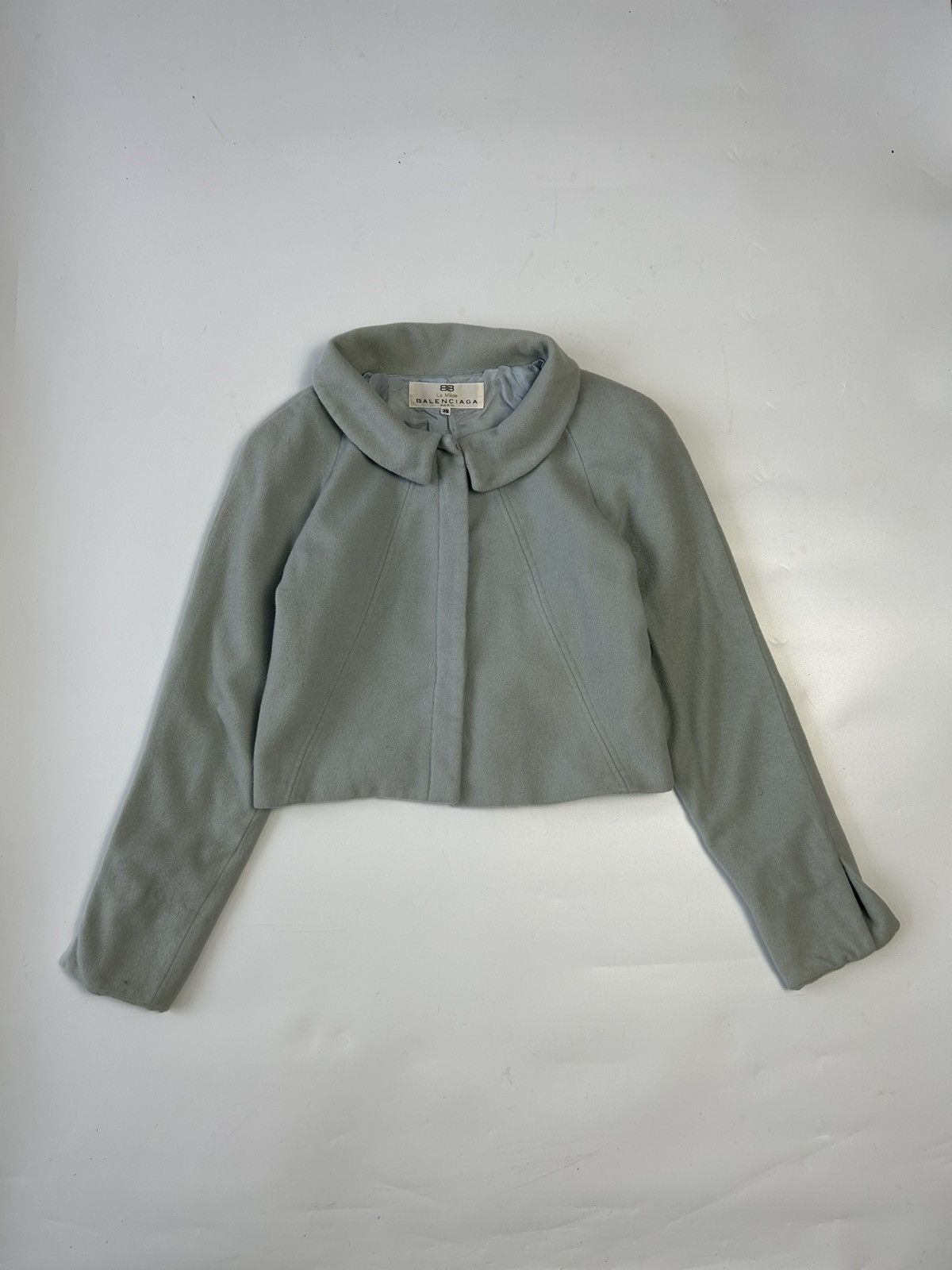 Balenciaga × Designer BALENCIAGA CROP TOP BLAZER Size XS / US 0-2 / IT 36-38 - 1 Thumbnail