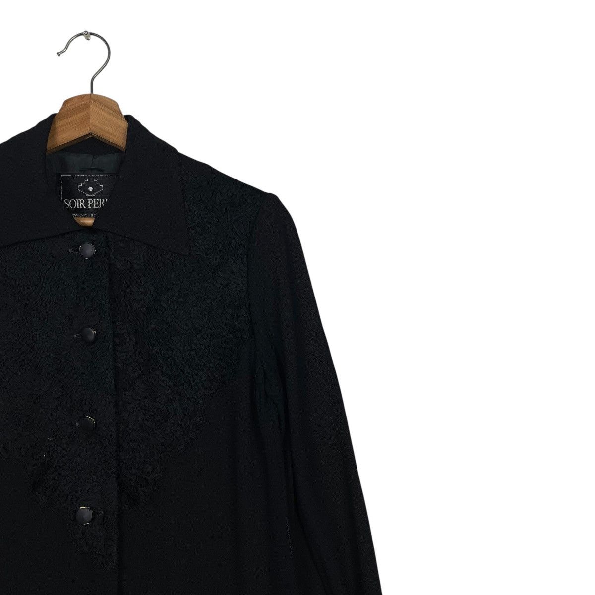 Japanese Brand Japanese Brand Soir Perle Black Coat Size S / US 4 / IT 40 - 6 Thumbnail