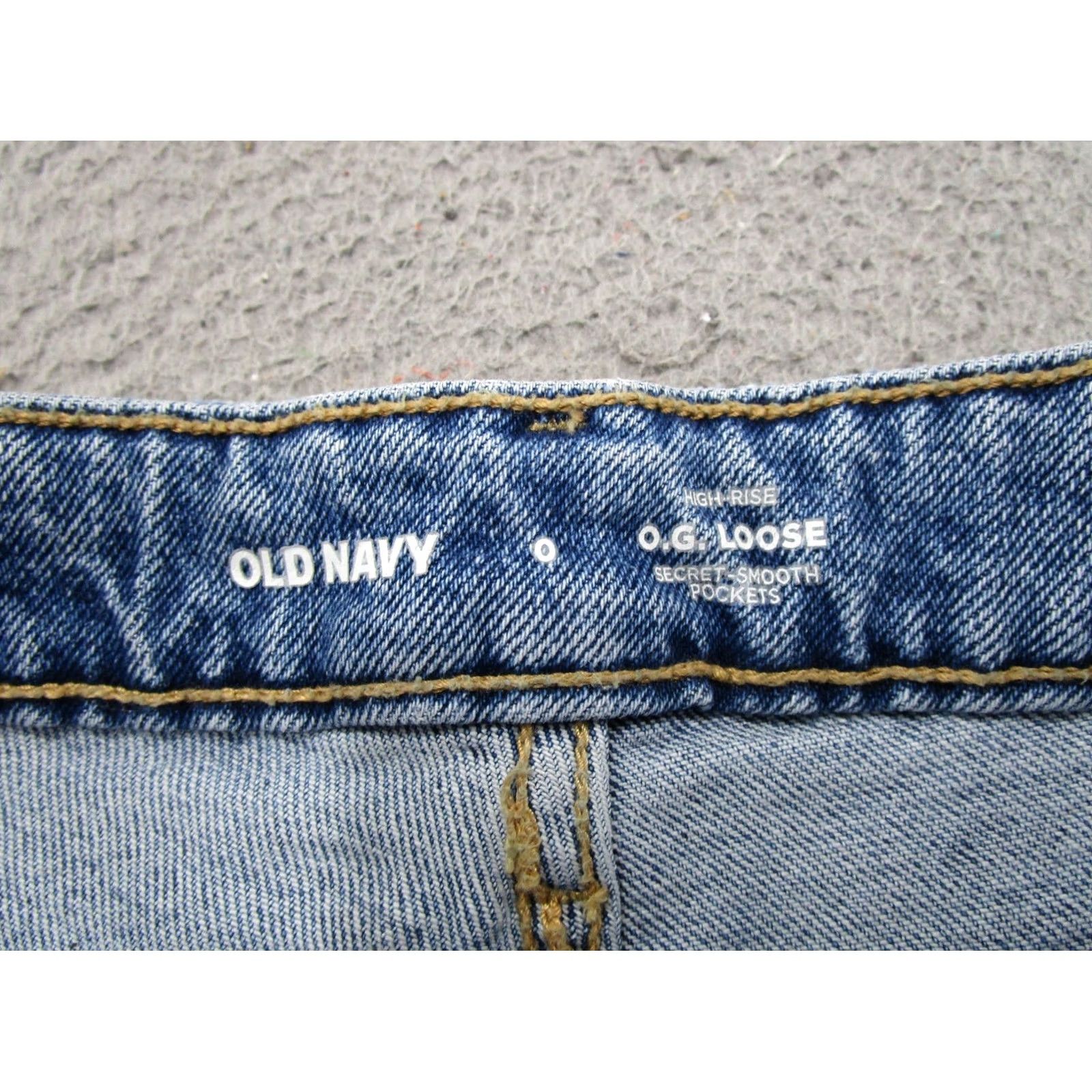 Old Navy Old Navy Jeans Denim 5-Pocket Stretch Regular Size 0 Blue Medium Wash Womens Straight Comfort Vintage 90s Style Size 25" / US 0 / IT 36 - 4 Thumbnail