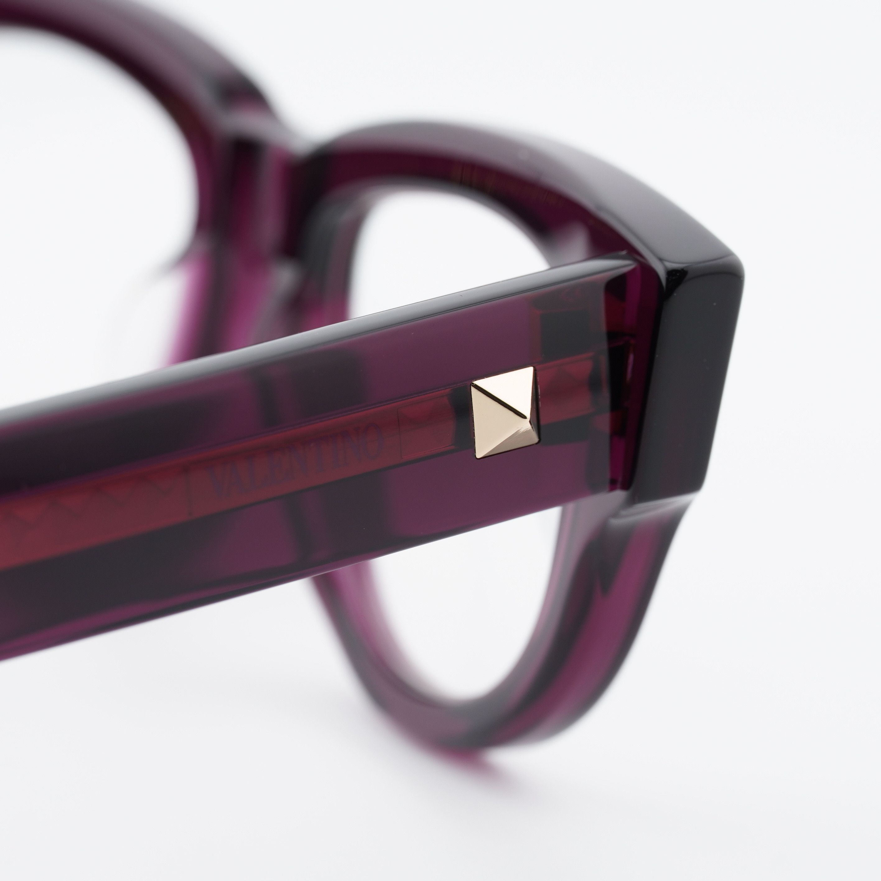 Valentino Valentino V-ESSENTIAL - III VLX-125B Eyeglasses Burgundy 52m Size ONE SIZE - 8 Thumbnail