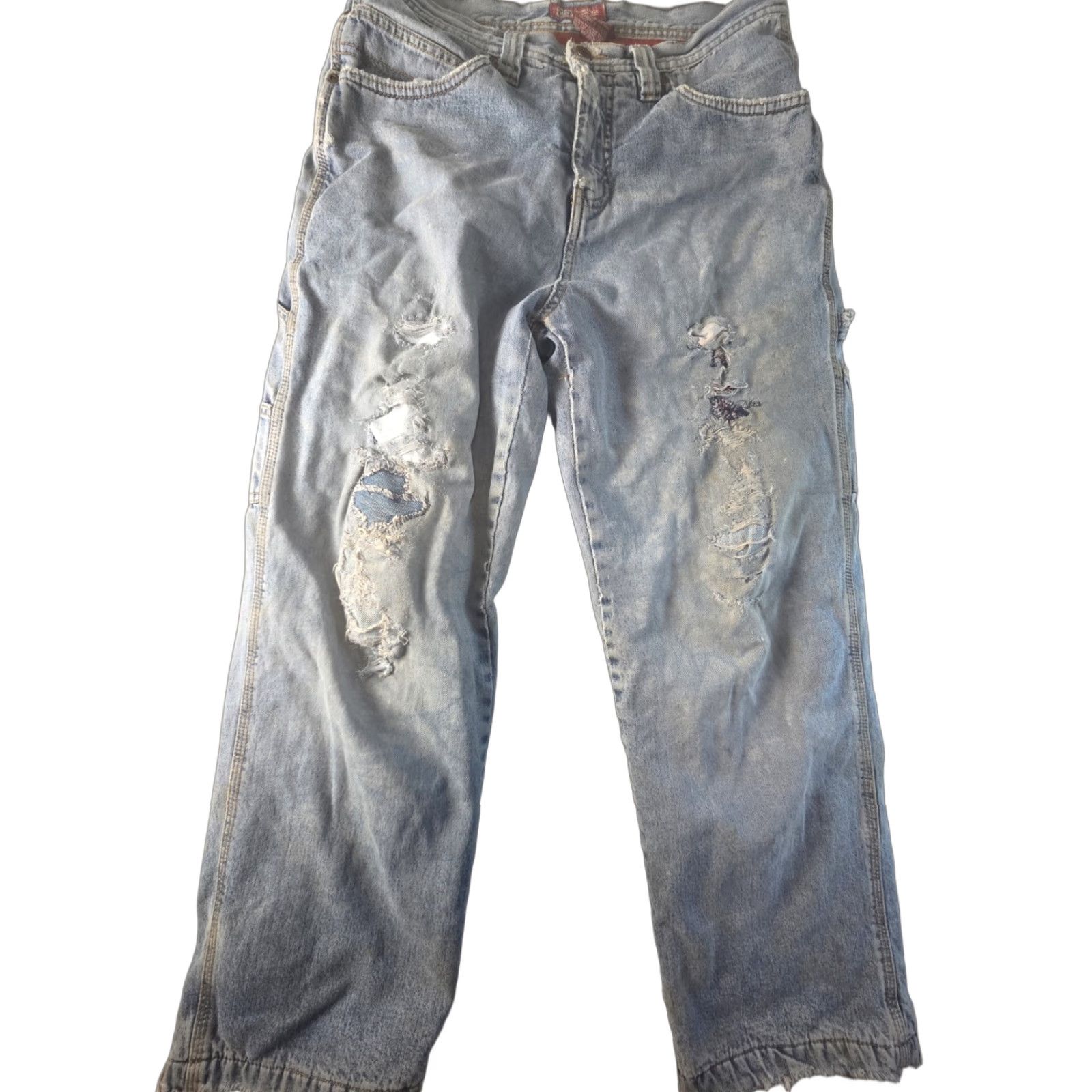 Faded Glory VINTAGE Faded Glory Jeans Carpenter Blue 30x30 Insulated Lined 5-Pocket Relaxed Mens Size US 30 / EU 46 - 1 Thumbnail