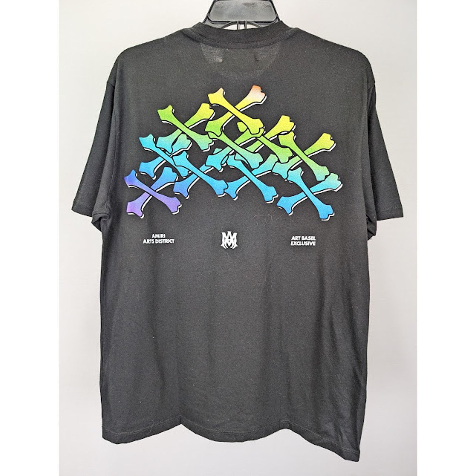 Amiri o1rshd1 Rainbow Bones T-Shirt in Black Size US XXL / EU 58 / 5 - 9 Thumbnail