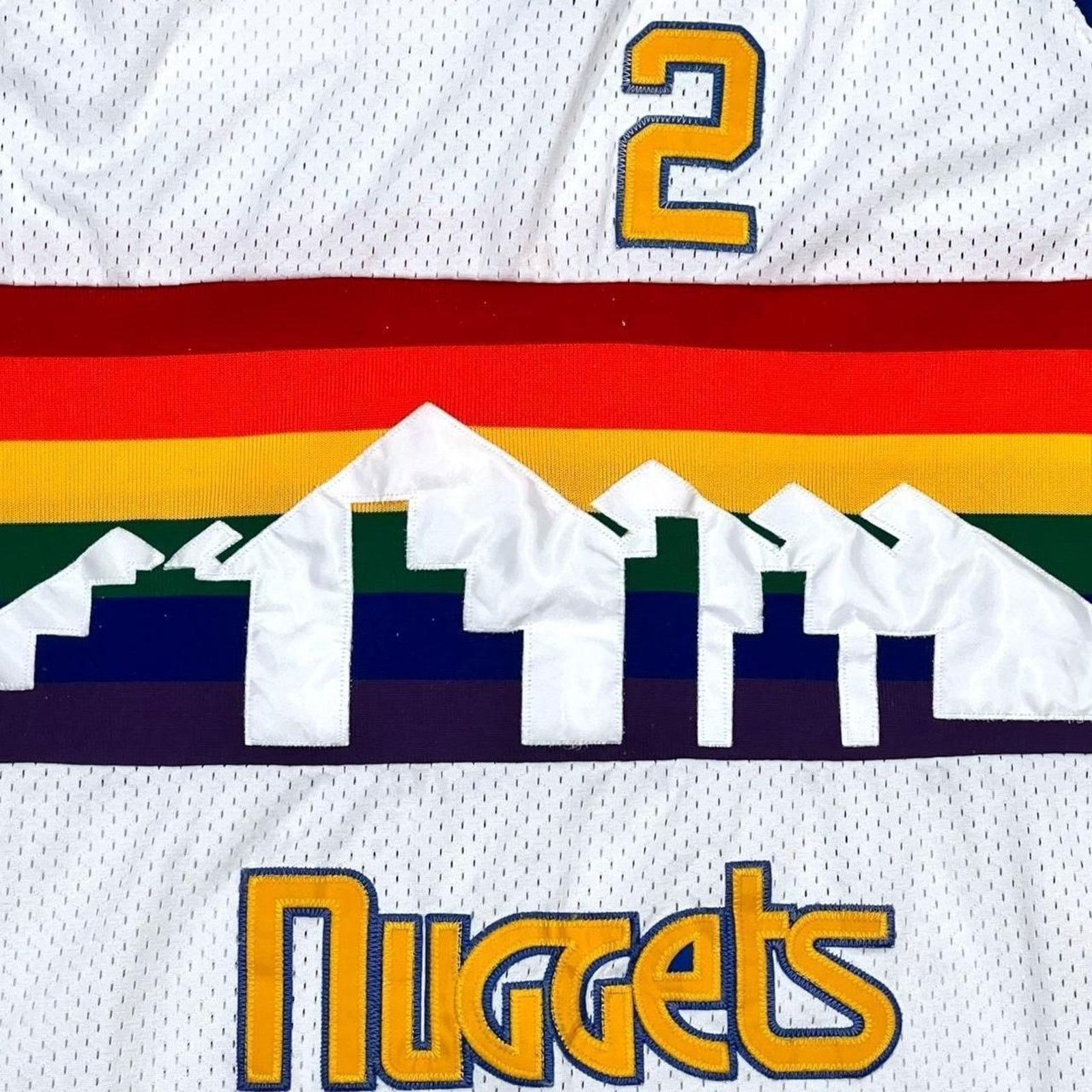 Mitchell & Ness Denver Nuggets 1987 Alex English NBA Mitchell & Ness Jersey Size US XL / EU 56 / 4 - 2 Thumbnail