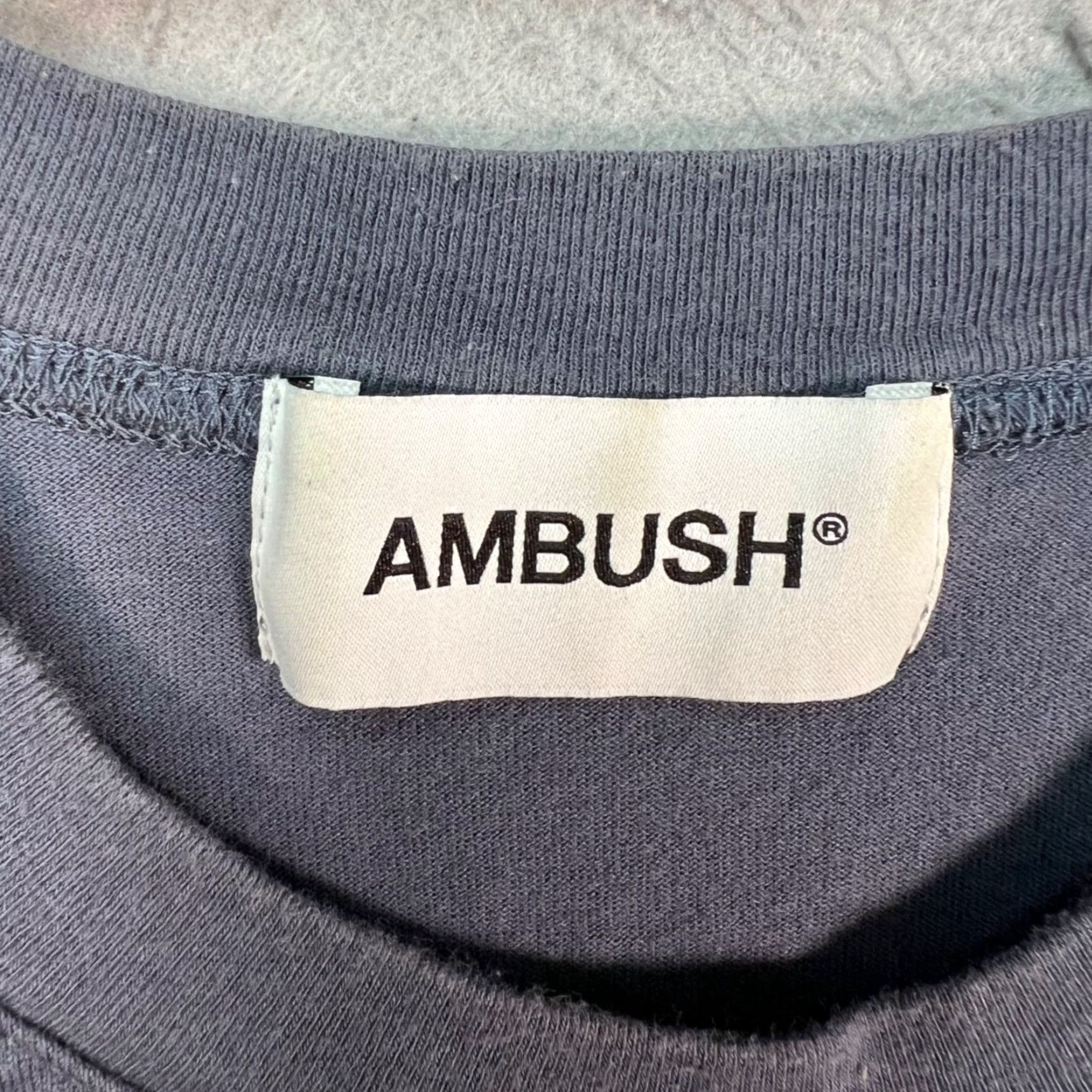 Vintage Ambush T-Shirt Mens Size 1 Navy Blue Cotton Crewneck Short Sleeve Logo Vintage No Size US XS / EU 42 / 0 - 3 Thumbnail