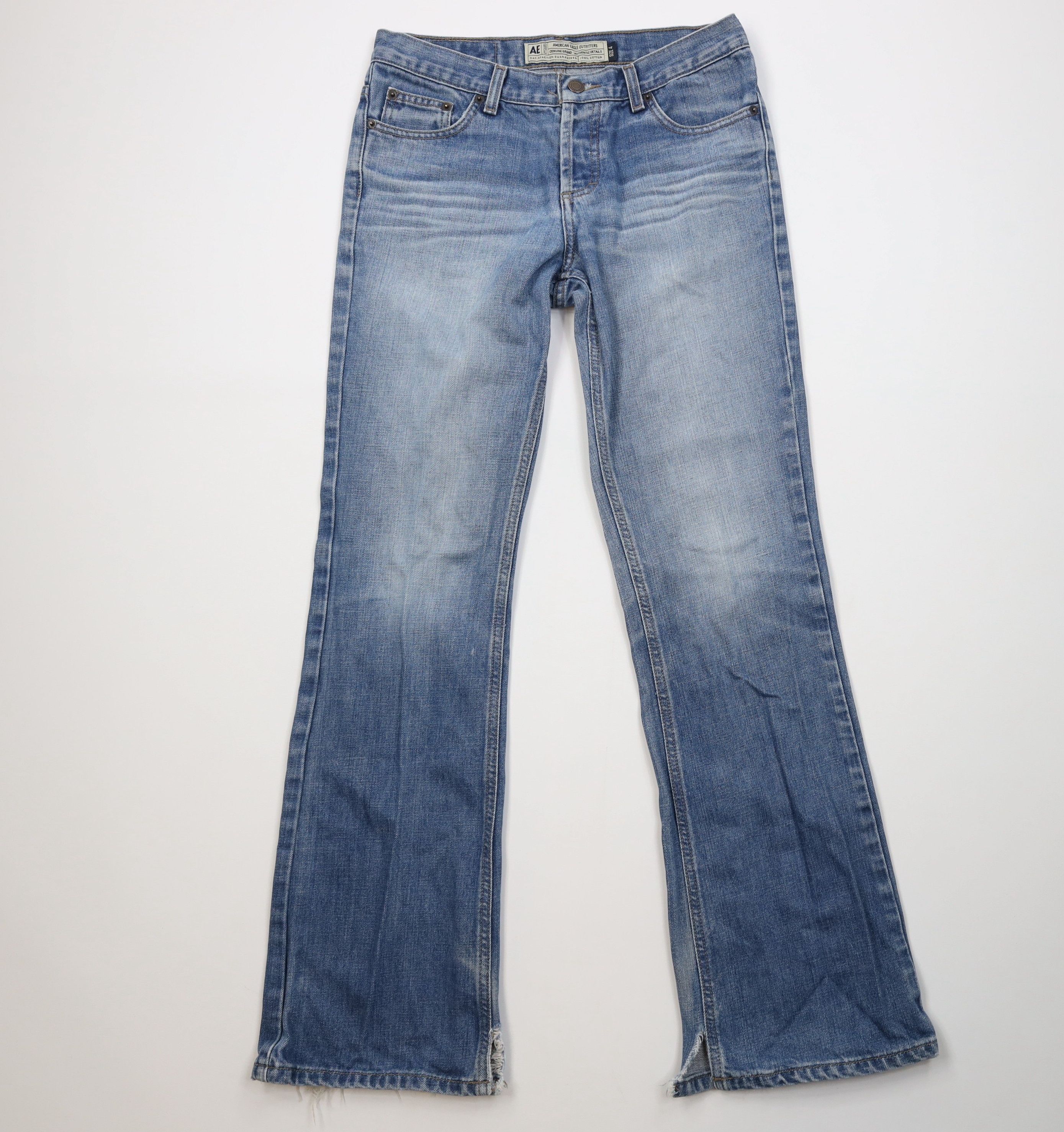 American Eagle Outfitters Vintage 90s Y2K American Eagle Outfitters Button Fly Jeans Size 27" / US 4 / IT 40 - 1 Thumbnail