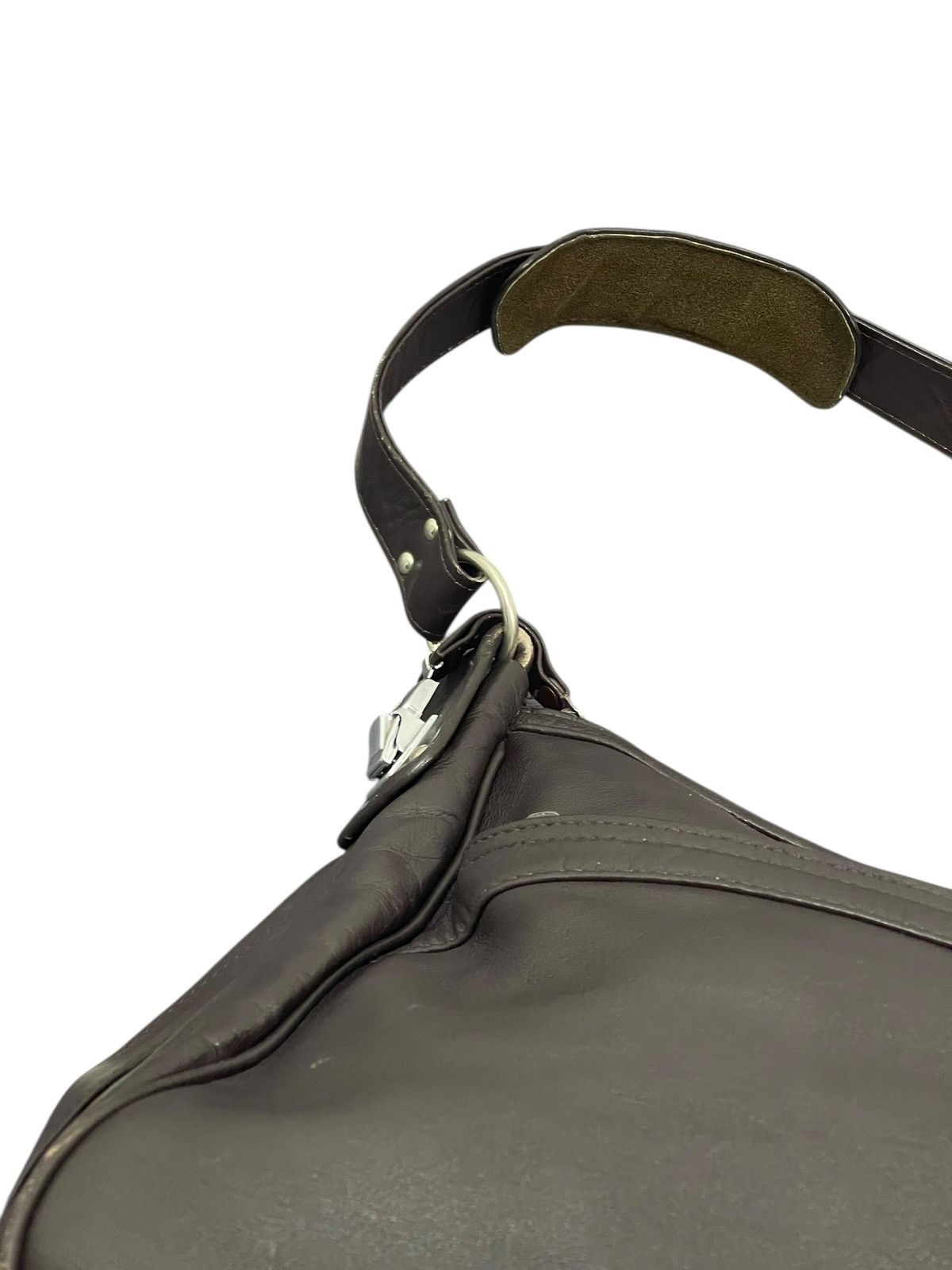 Genuine Leather Full Leather Vtg Unknown Travel Bag prada julius amiri 8🟩 Size ONE SIZE - 12 Thumbnail