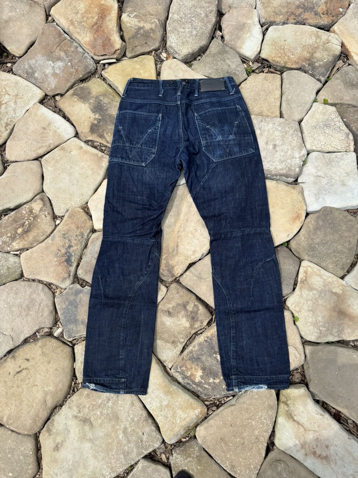 G-Star Vintage G-Star Elwood Indigo Y2k Jeans Pants Size US 33 - 2 Thumbnail