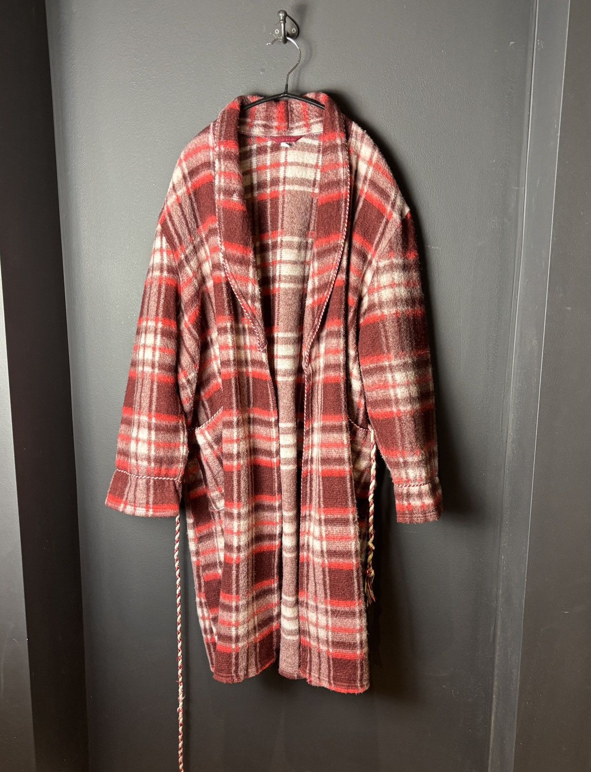 Vintage Vintage Plaid Robe House Coat Playboy 70s 80s Belted Lounge Size US M / EU 48-50 / 2 - 1 Thumbnail