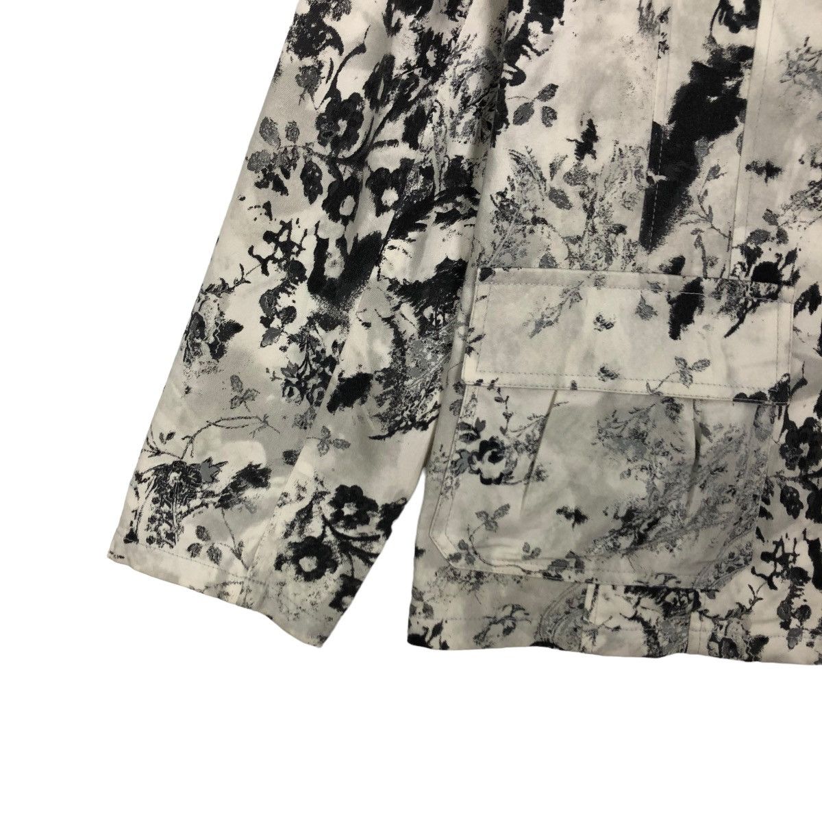 Japanese Brand VINTAGE BIKER JACKET OVERPRINT FLOWER CROCETTI ISSEY MIYAKE Size US M / EU 48-50 / 2 - 3 Thumbnail
