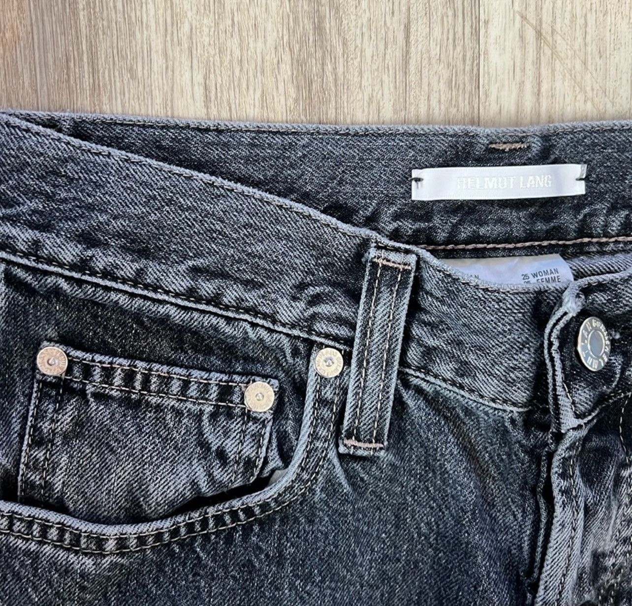 Helmut Lang Helmut Lang Unisex Straight Leg Grey Jeans Size US 28 / EU 44 - 5 Thumbnail