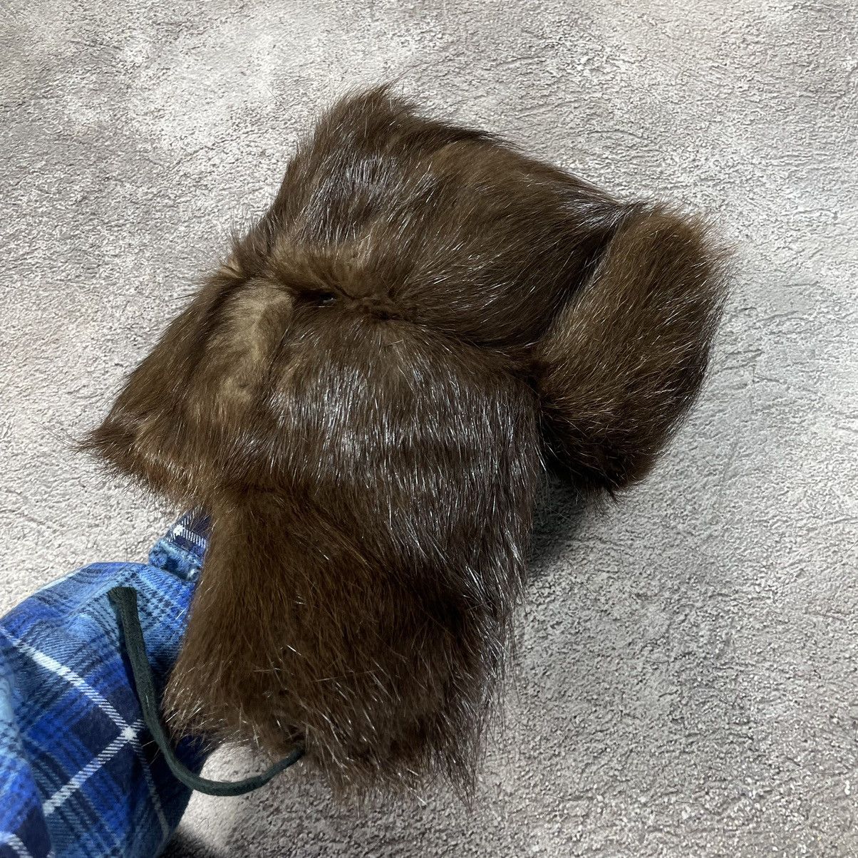 Japanese Brand Vintage 90s Alt Beanie Mohair Buymypiece furry American VTg Size ONE SIZE - 4 Thumbnail