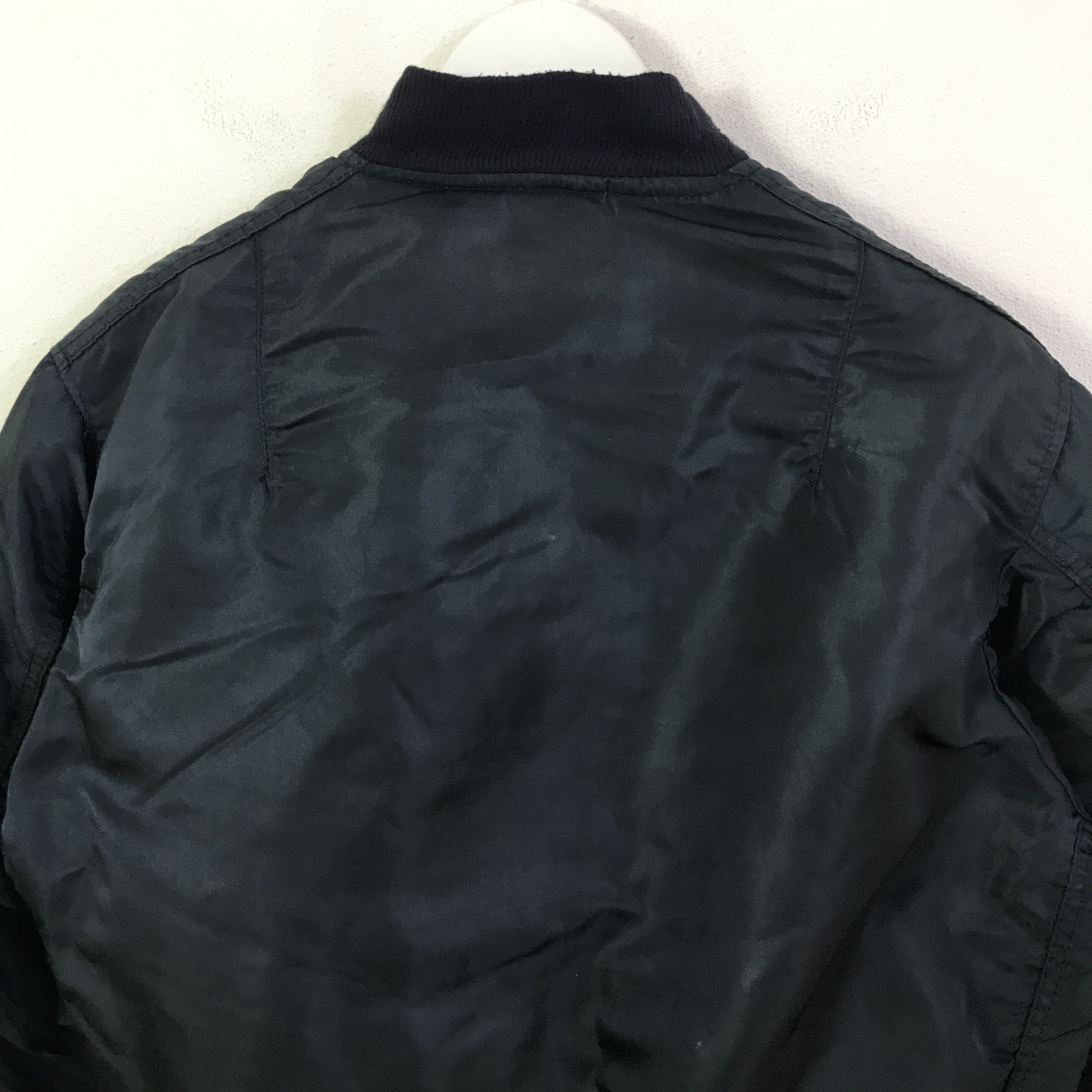 Alpha Industries Vtg Alpha Industries bombers Navy jacket K109B15 Size US M / EU 48-50 / 2 - 4 Thumbnail
