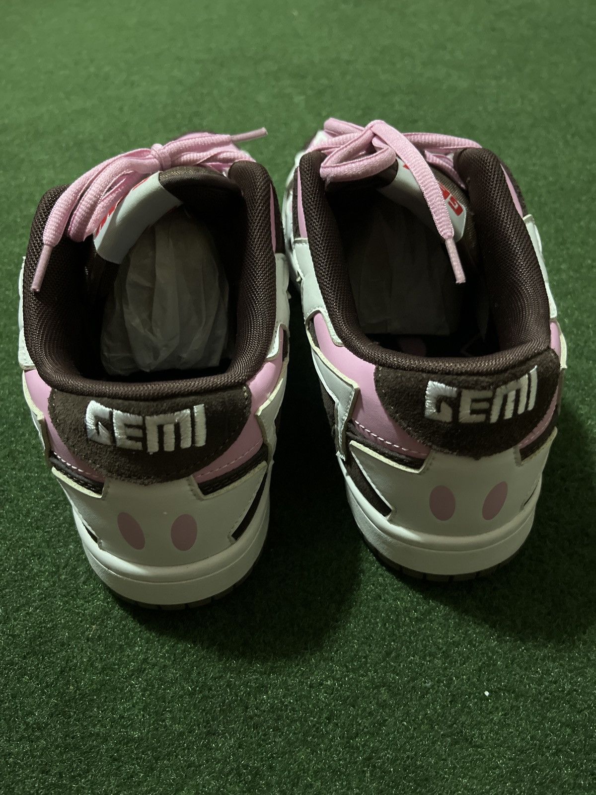 Designer × Other Gemi Adams Neopolitan Brown/Pink/White Dunks size 11 Size US 11 / EU 44 - 3 Thumbnail