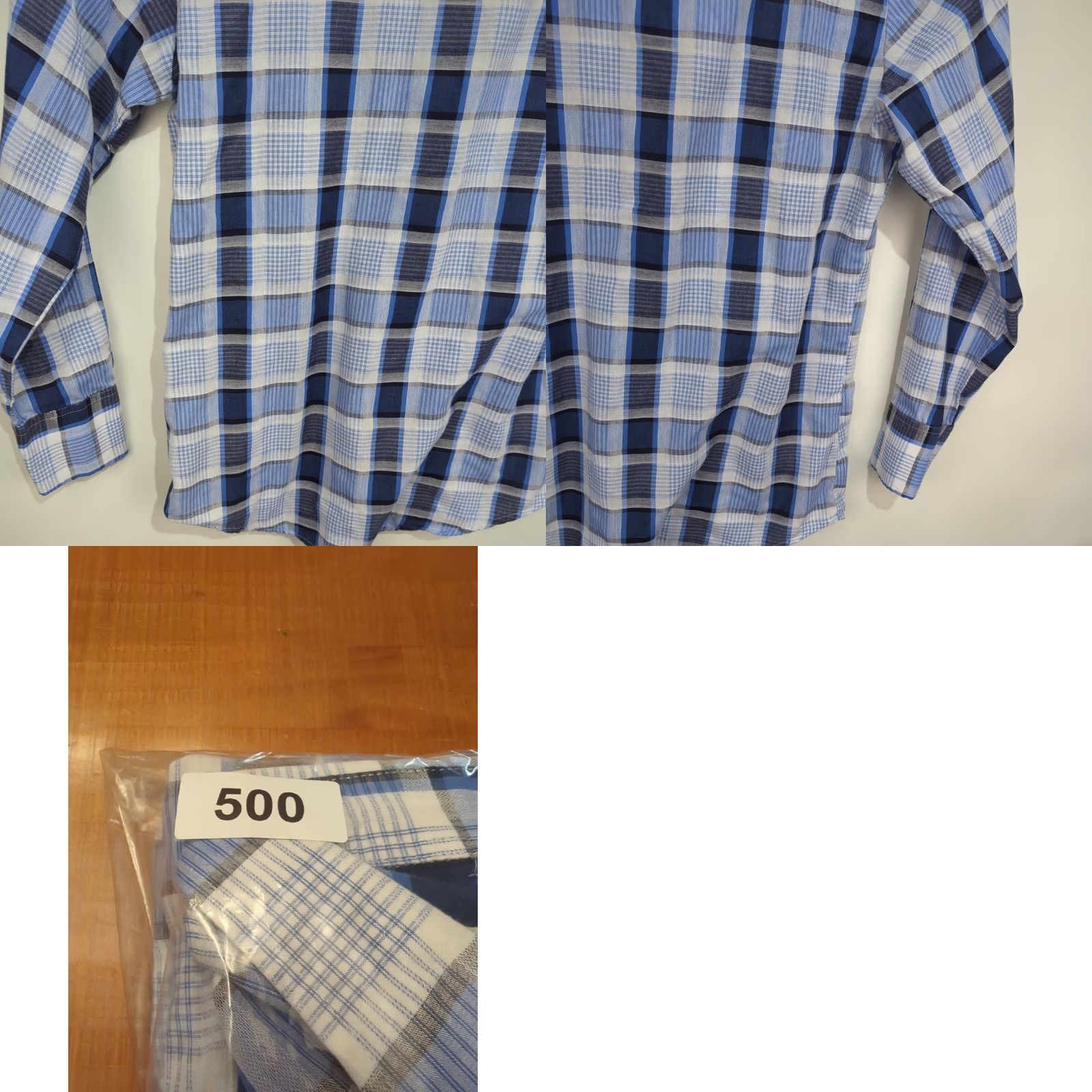 Roper Roper Shirt Pearl Snap Blue White Plaid Button-Up Collared Mens Medium Western Cowboy Casual & Business Wearable Shirt Size US M / EU 48-50 / 2 - 10 Thumbnail
