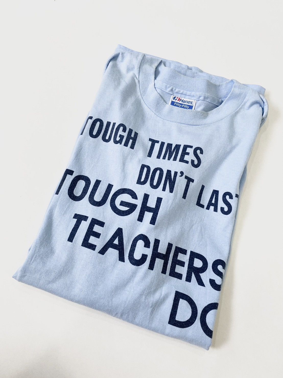 Japanese Brand × Vintage Vtg Slogan Tee Size US XL / EU 56 / 4 - 3 Thumbnail
