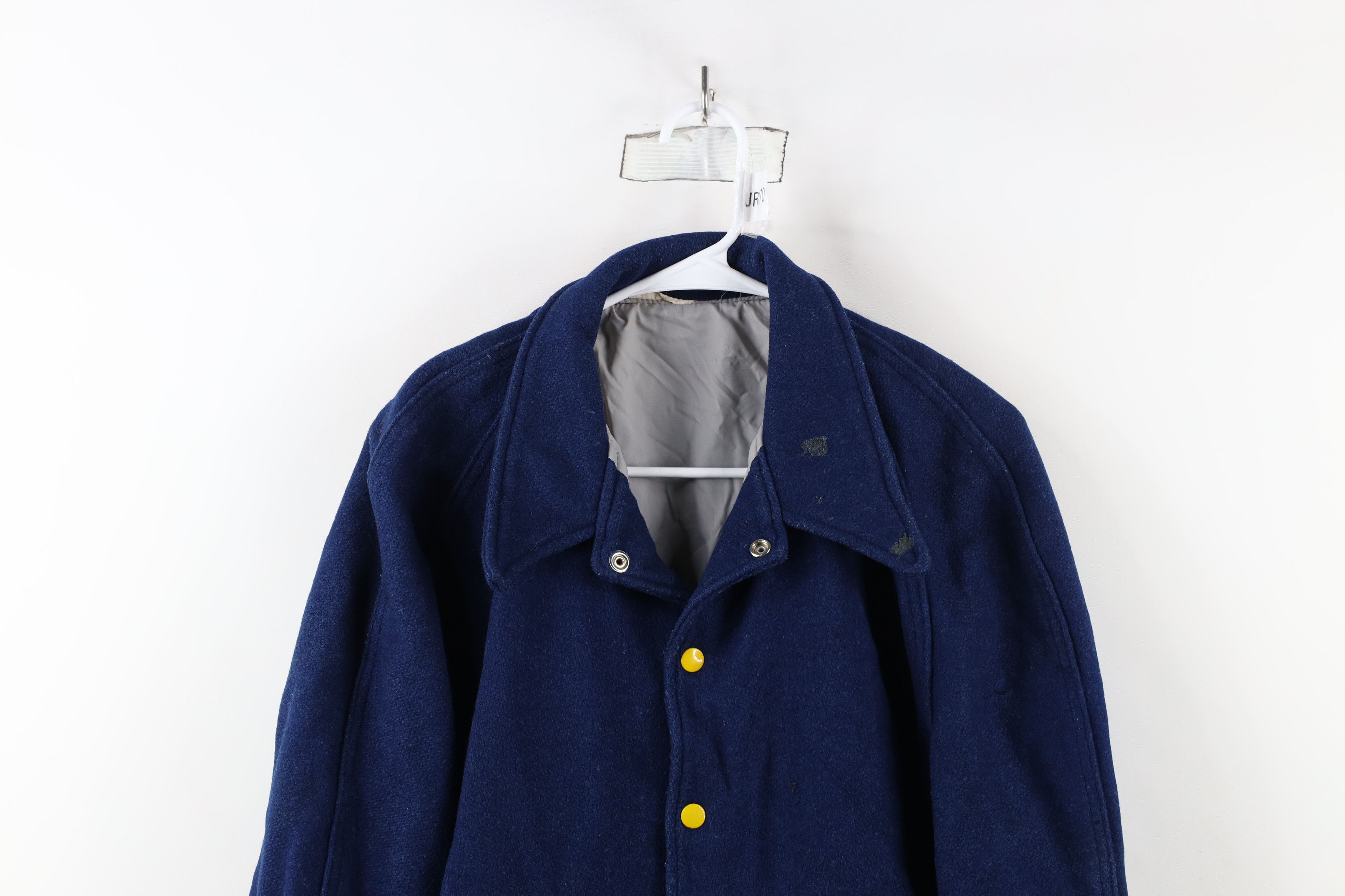 Vintage Vintage 70s Streetwear Wool ACS Athens Greece Varsity Jacket Size US XL / EU 56 / 4 - 2 Thumbnail